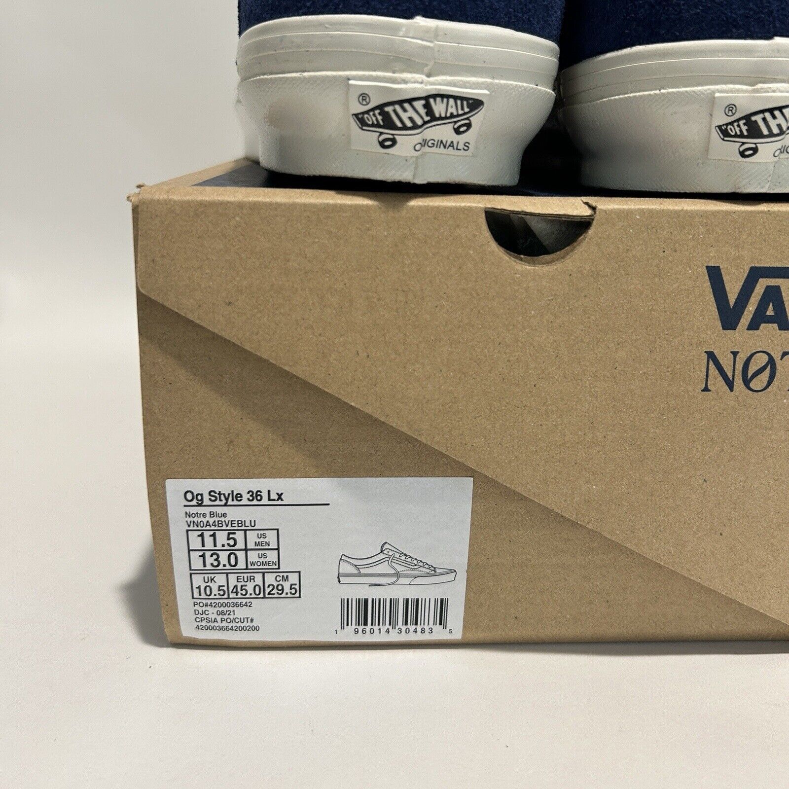 Vans Vans Vault x Notre Old Style 36 LX “Tea Blue” 2024 Size US 11.5 / EU 44-45 - 5 Thumbnail