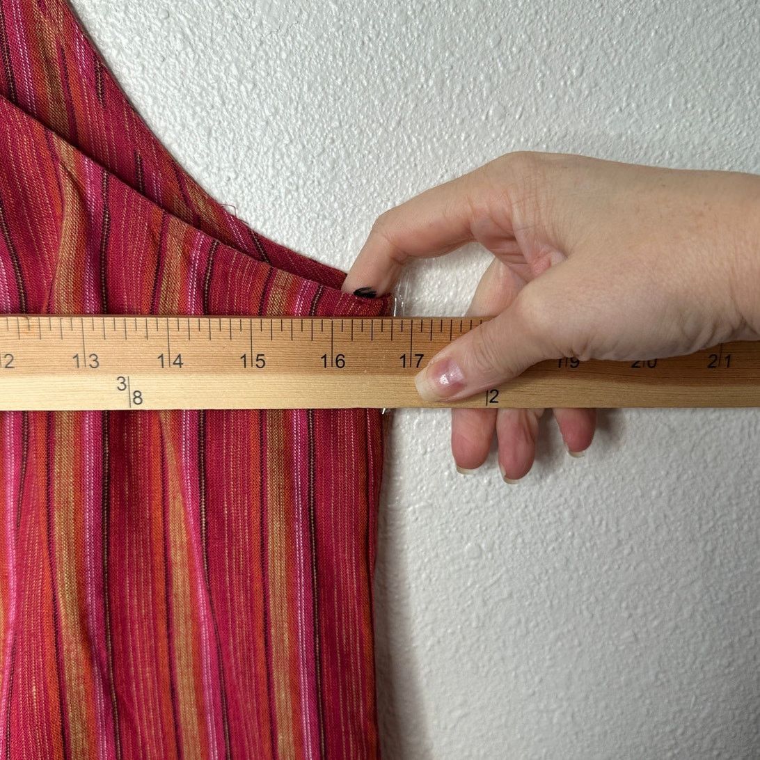 BCBGeneration BCBG Generation Halter Mini Dress XS Pink Striped Sleeveless Size XS / US 0-2 / IT 36-38 - 12 Thumbnail