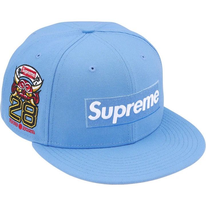 Supreme Supreme Shop Box Logo (Tokyo/Light Blue) Fitted Hat - 7 3/8 Size ONE SIZE - 2 Thumbnail
