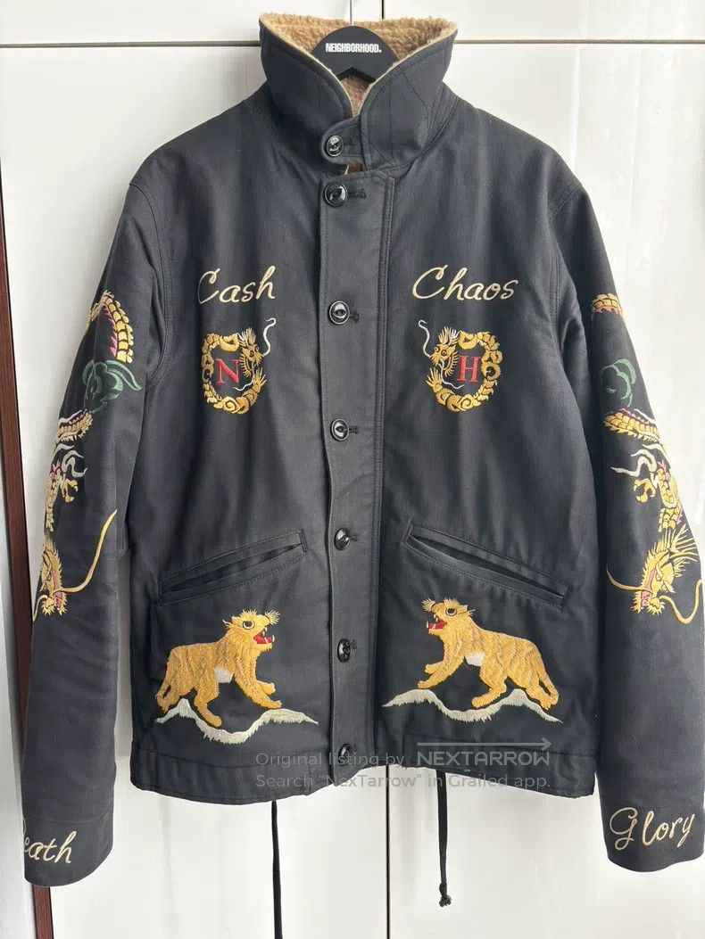 Neighborhood Neighborhood Embroidered Military Jacket XL Size Size US XL / EU 56 / 4 - 1 Thumbnail