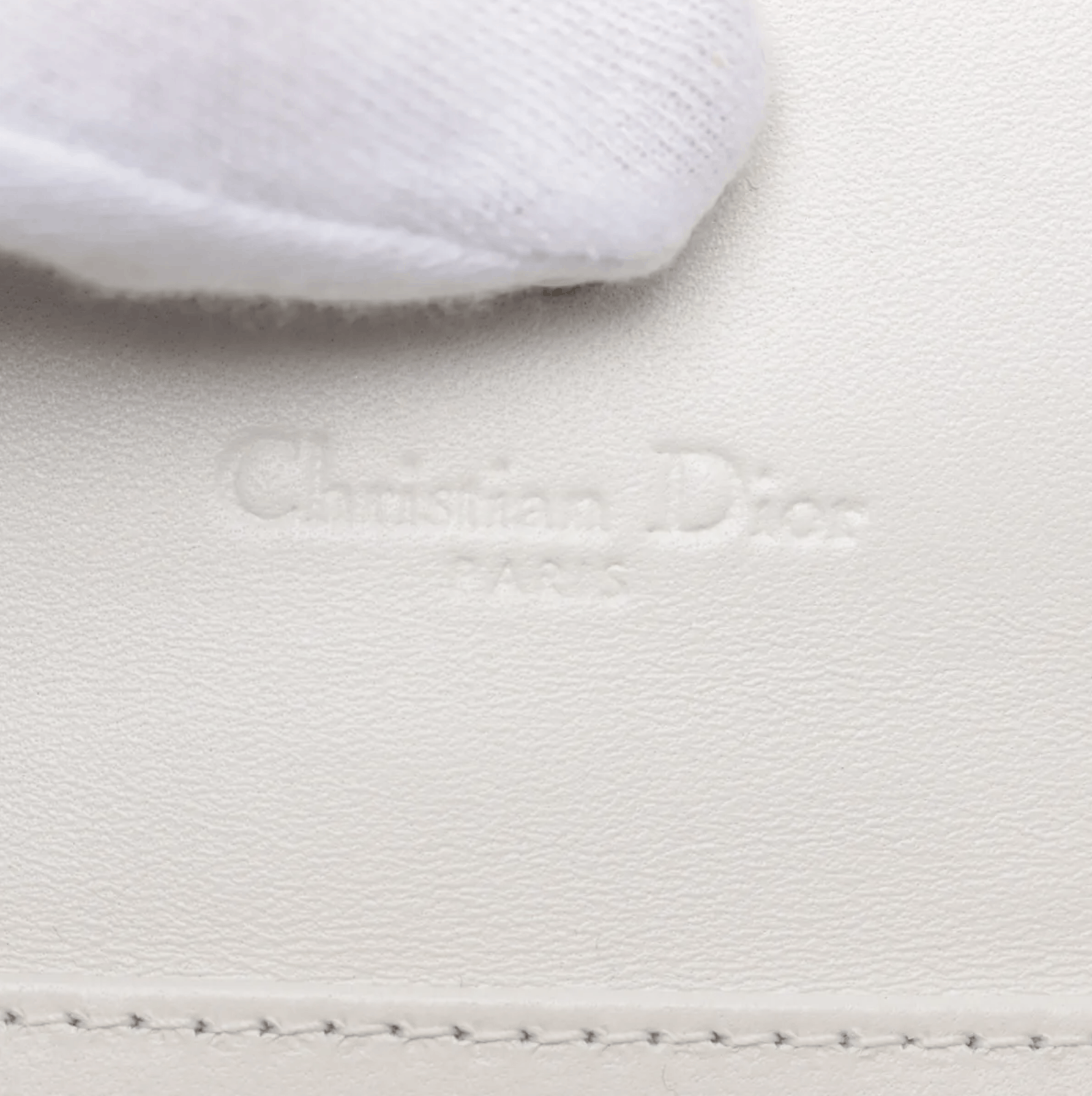 Dior Dior Leather Chain Shoulder Wallet Off-White Size ONE SIZE - 7 Thumbnail