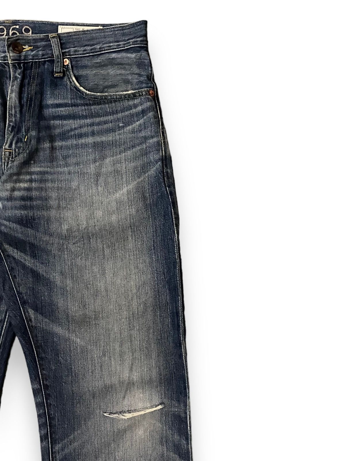20471120 × JNCO Men Gap 1969 Jean Sandblast Distressed Art Honeycomb Knee Size US 32 / EU 48 - 7 Thumbnail