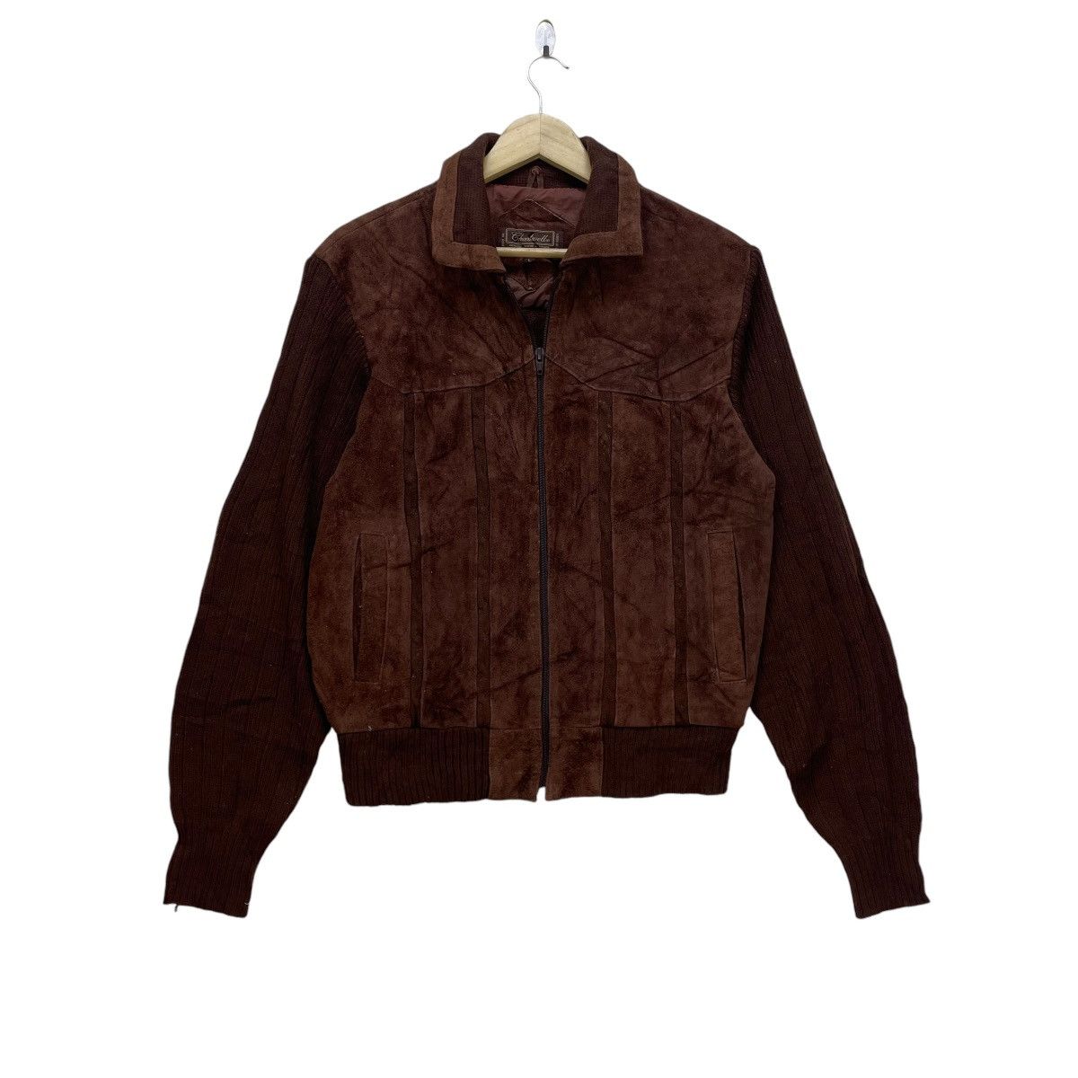 Genuine Leather 💥Vintage Chantwell Bomber Suede Leather Jacket Size US M / EU 48-50 / 2 - 1 Thumbnail