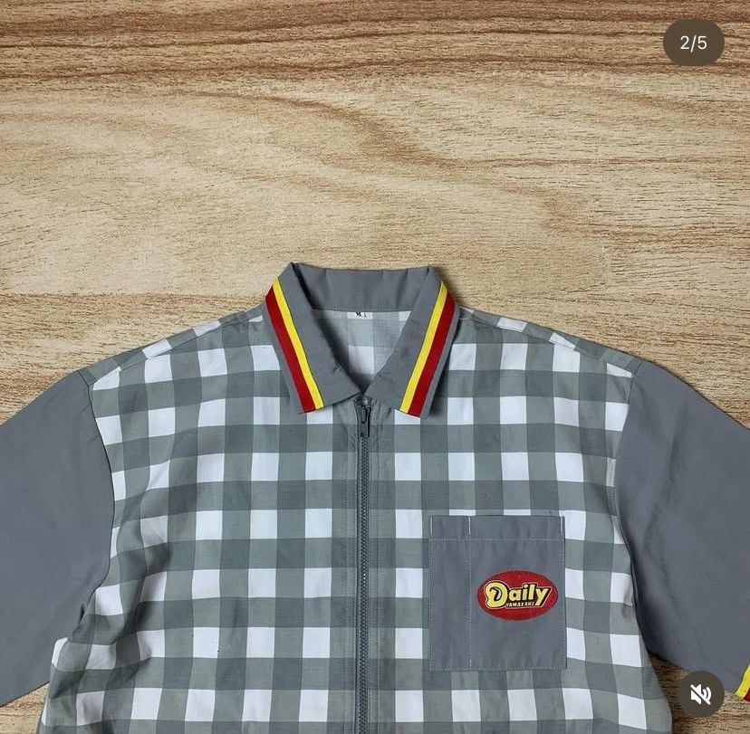 Japanese Brand Vintage Japanese Work Uniform Shirt Size US L / EU 52-54 / 3 - 4 Thumbnail