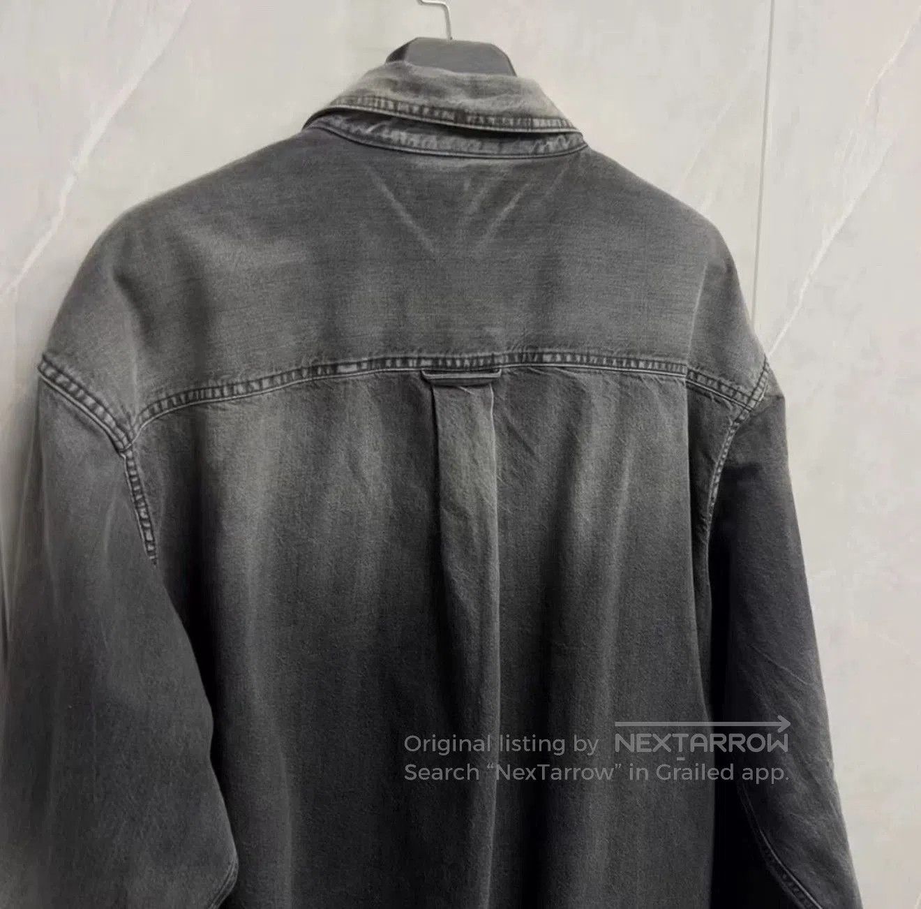 Balenciaga Balenciaga Embroidered Logo Denim Jacket. Size US M / EU 48-50 / 2 - 3 Thumbnail