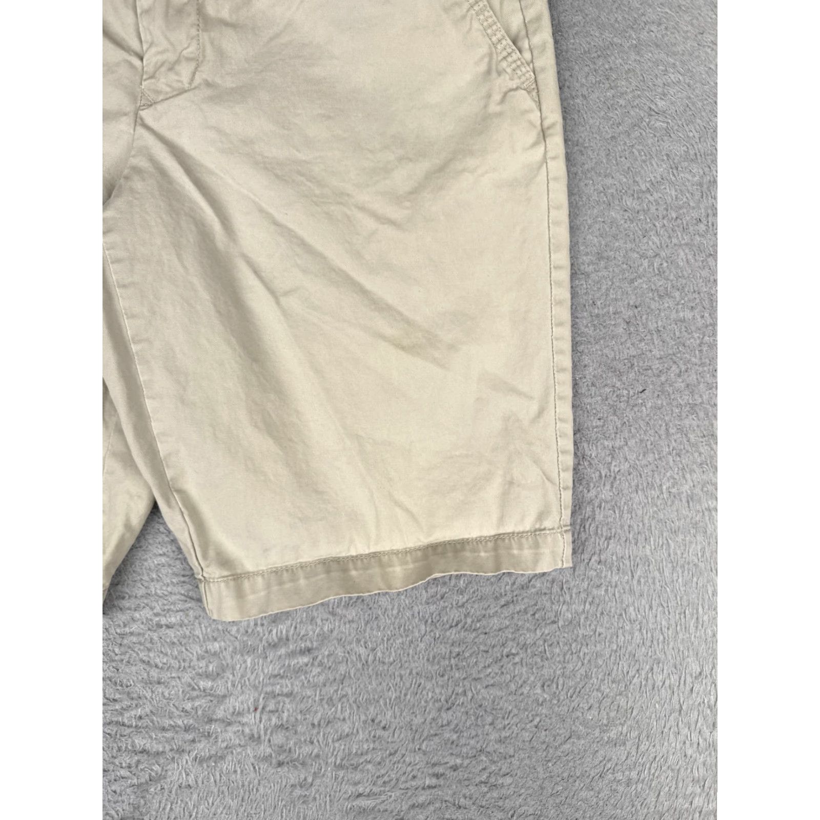 Tommy Hilfiger Tommy Hilfiger Shorts Womens 6 Beige Chino Twill Flat Front Casual Summer 28x10 Size 28" / US 6 / IT 42 - 2 Thumbnail