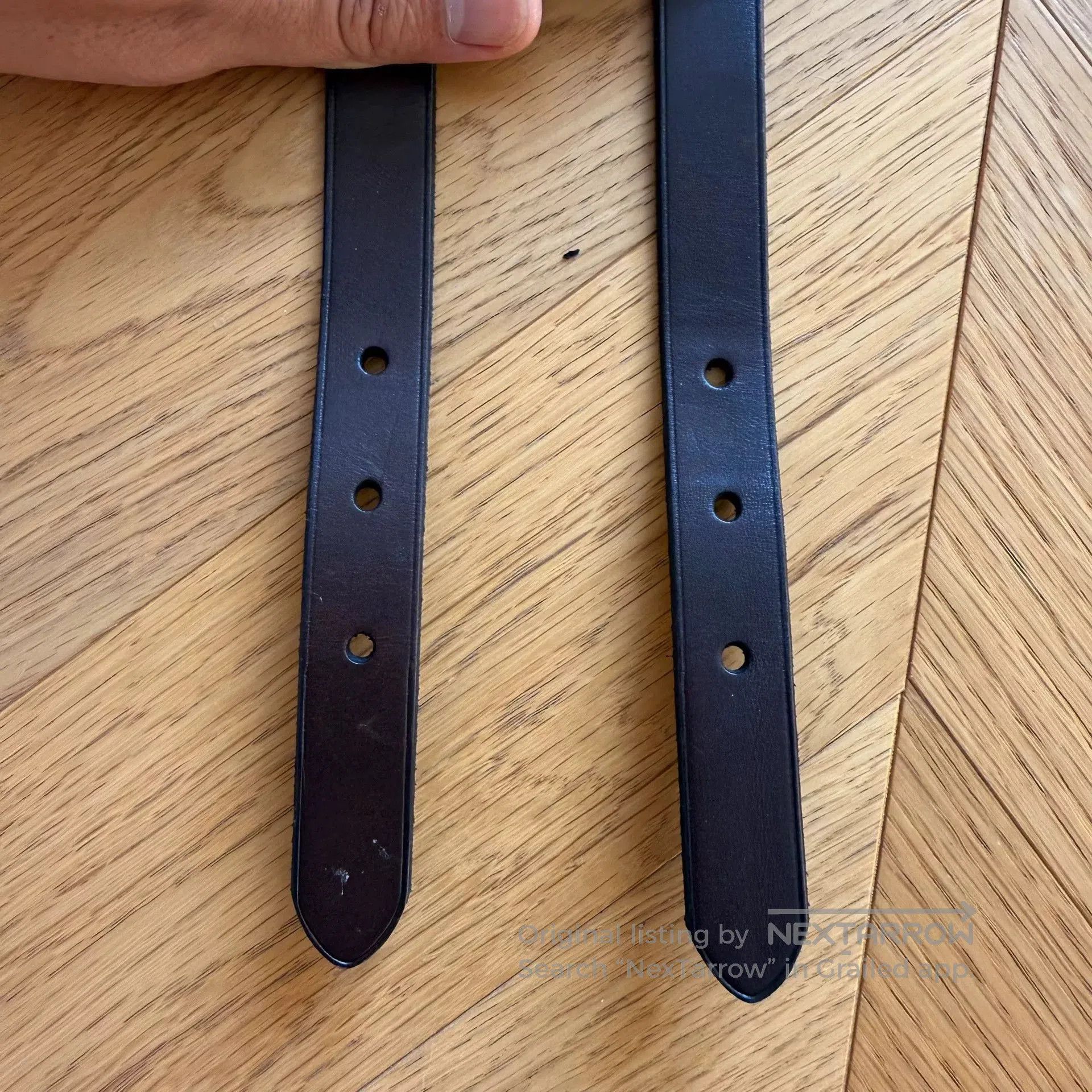 RLX Ralph Lauren Heavy Leather Women's Decorative Belt. Size ONE SIZE - 8 Thumbnail