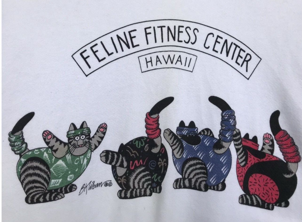 Vintage Vintage Crazy Shirt Bkliban Hawaii Feline Sweatshirt Baggy Size US S / EU 44-46 / 1 - 4 Thumbnail