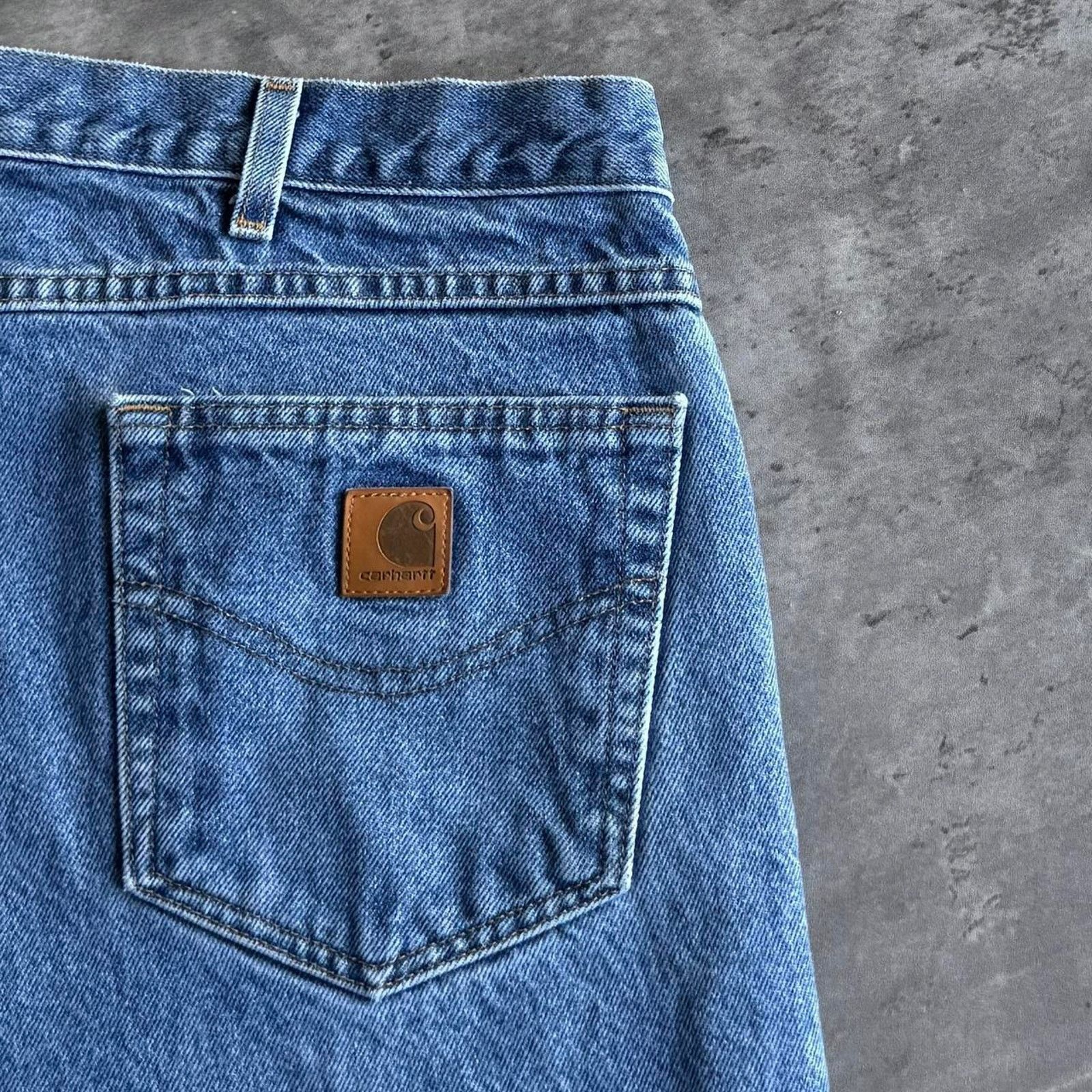 Carhartt × Carhartt Wip × Vintage Vintage Y2K Carhartt Relaxed Fit Carpenter Skater Tech Jeans Size US 37 - 3 Thumbnail