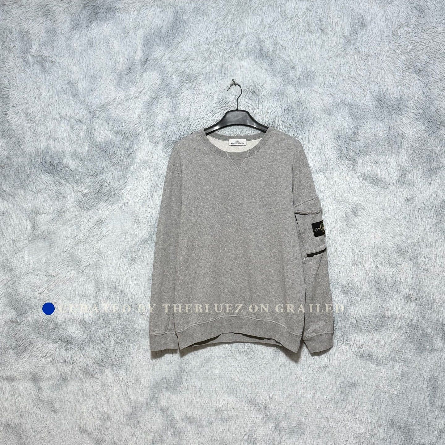 Stone Island Stone Island Gray Crewneck Sweatshirt L Size US L / EU 52-54 / 3 - 1 Thumbnail