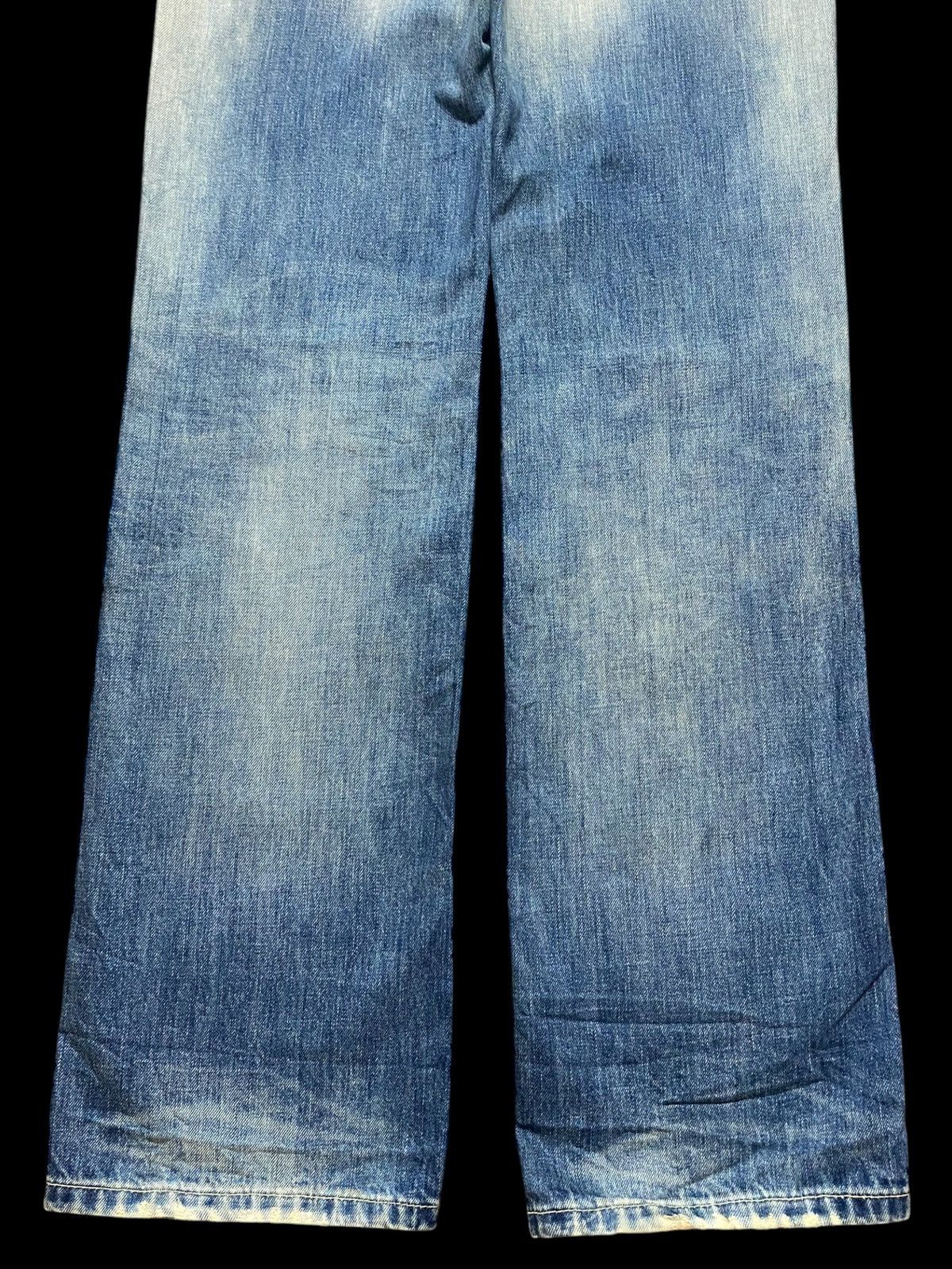 Hysteric Glamour Vintage Pepe Fade Wash Little Bootcut Style Distressed Jeans Size US 29 - 6 Thumbnail