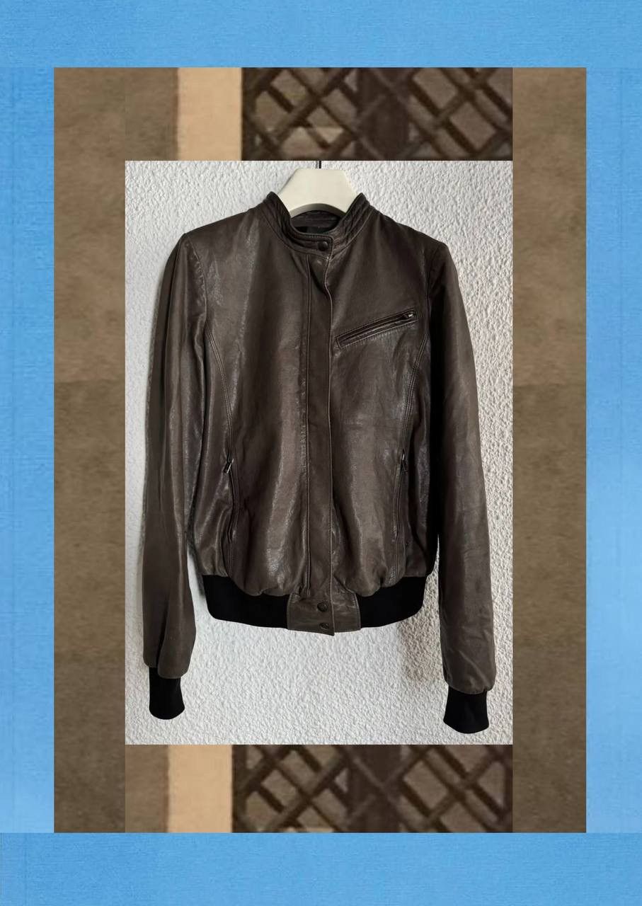 Haider Ackermann Haider Ackermann Archive Leather Bomber Size S / US 4 / IT 40 - 1 Thumbnail
