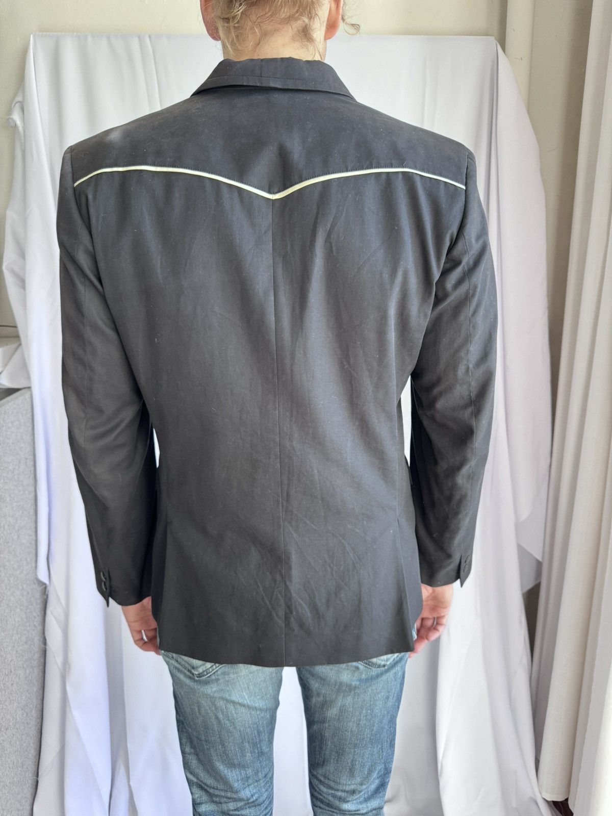 Miu Miu Rare 2000’s Blazer with Western piping detail Size 42R - 3 Thumbnail