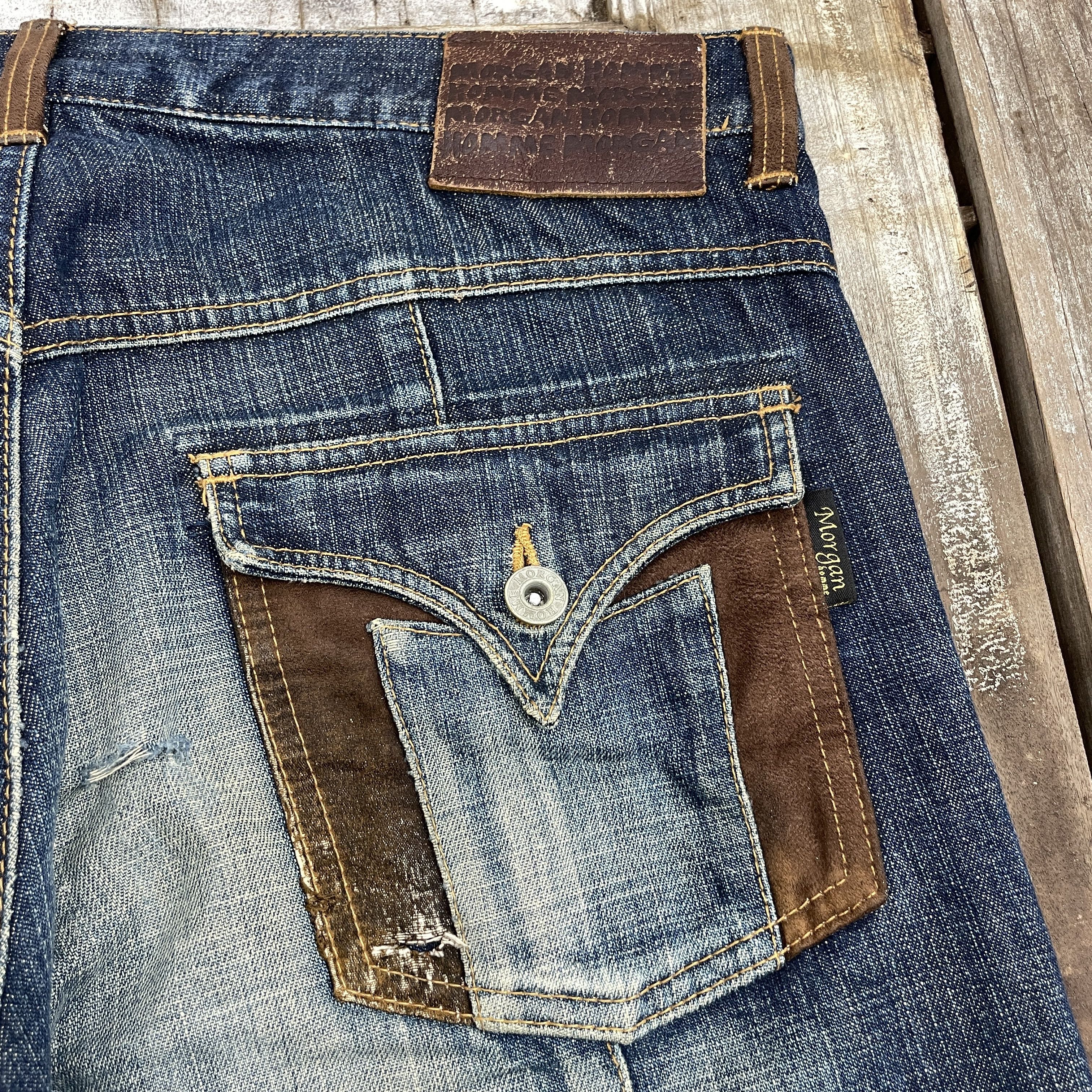 Designer × Morgan Homme Morgan Homme Bootcut Leather 10th Anniversary Design-wc297 Size US 32 / EU 48 - 6 Thumbnail