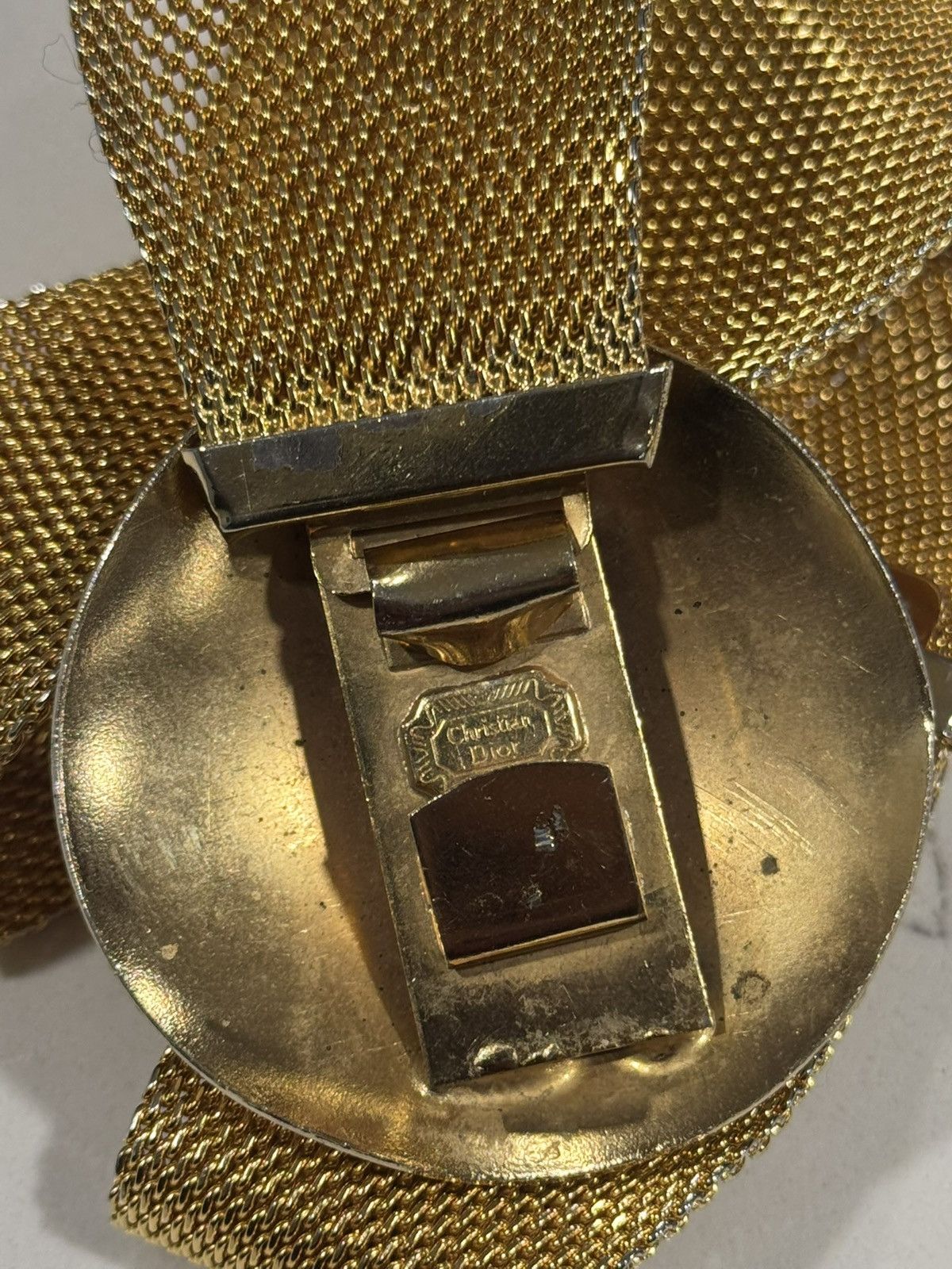 Christian Dior Monsieur Vintage Christian Dior gold-tone mesh belt Size ONE SIZE - 9 Thumbnail