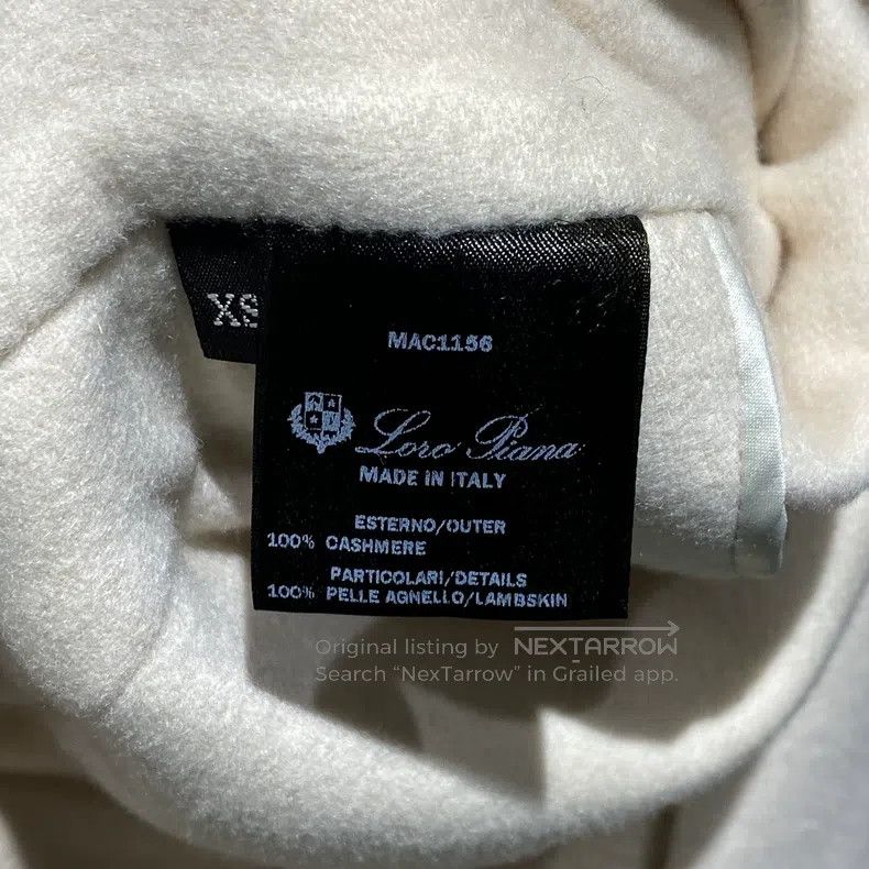Loro Piana Loro Piana White Patched Cashmere Belted Coat Set Size XS / US 0-2 / IT 36-38 - 8 Thumbnail