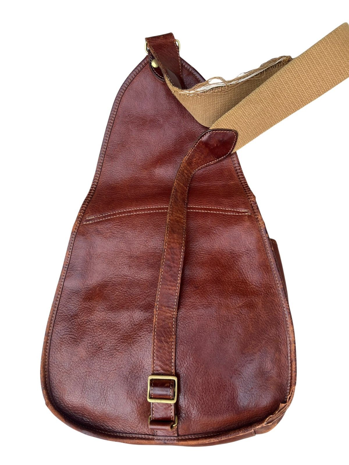 Leather Distressed Patina Leather Cross Body Bag Marley Hodgson Size ONE SIZE - 9 Thumbnail