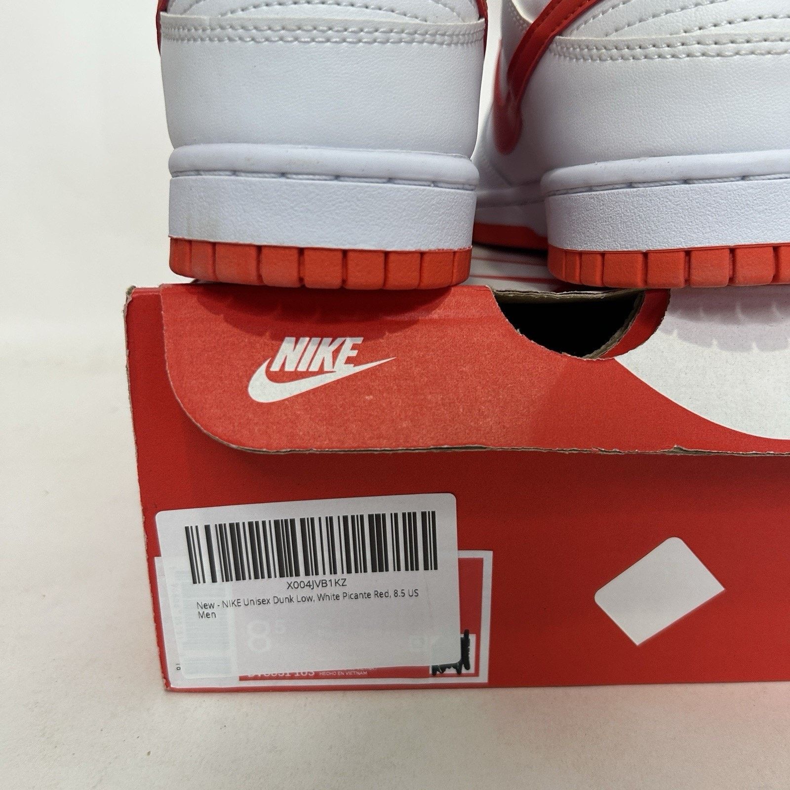 Nike Nike Dunk Low Retro “Picante Red/Candy Cane” DV0831-103 Size US 8.5 / EU 41-42 - 5 Thumbnail