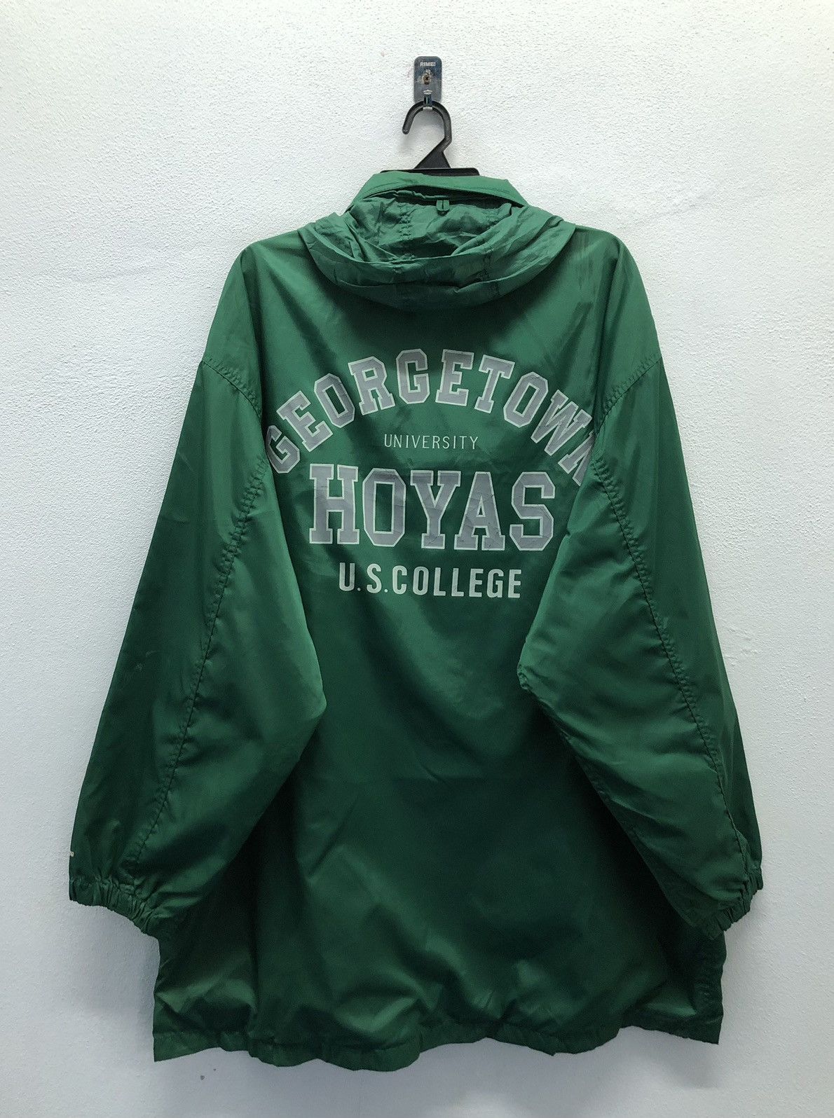 Vintage Vintage Georgetown Hoyas Coach Jacket Green U.S. Size 4L Size US XXL / EU 58 / 5 - 1 Thumbnail
