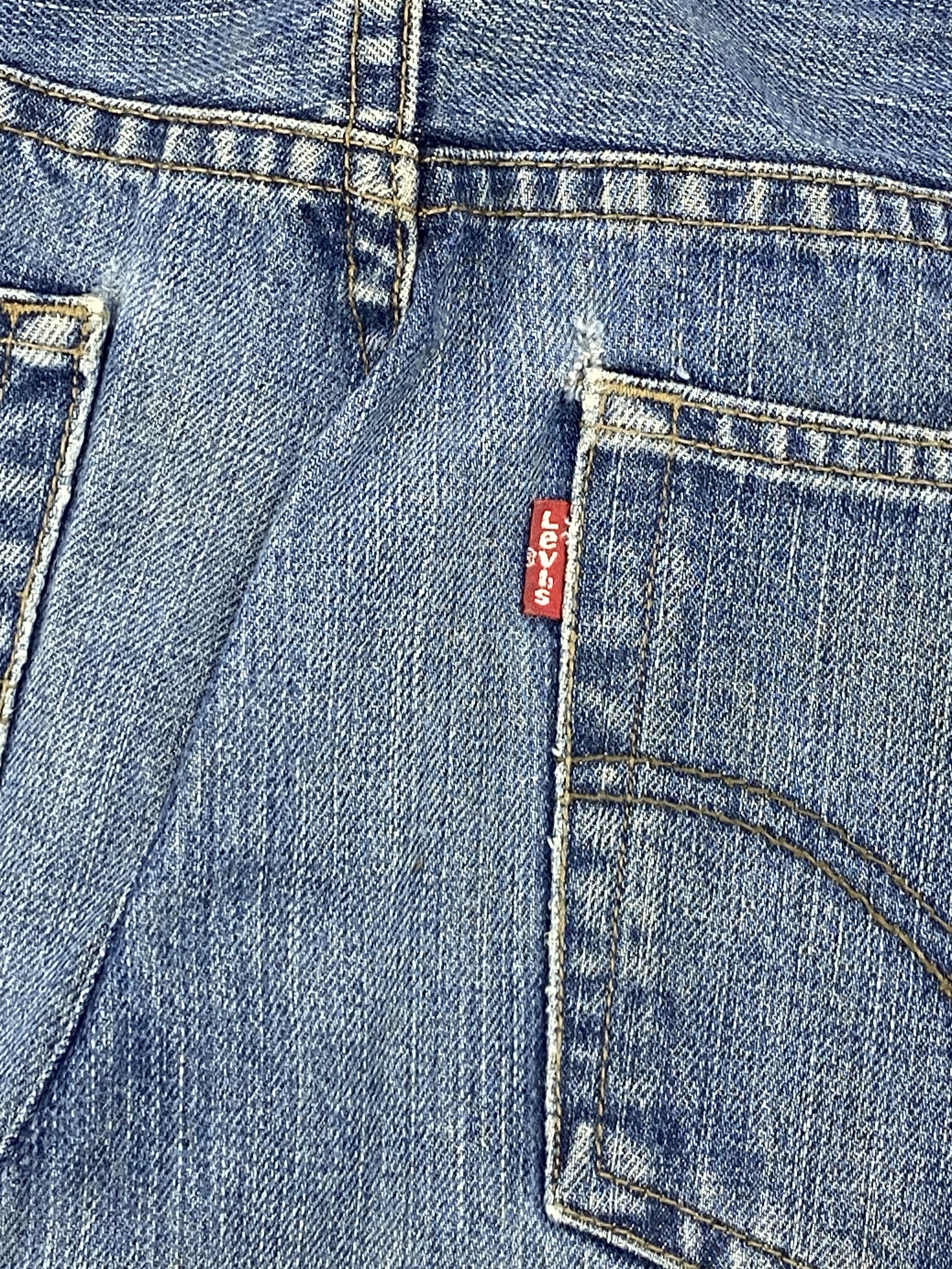 Levi's Vintage Levis 505 Regular Fit Blue Denim DP2332 Size US 28 / EU 44 - 6 Thumbnail