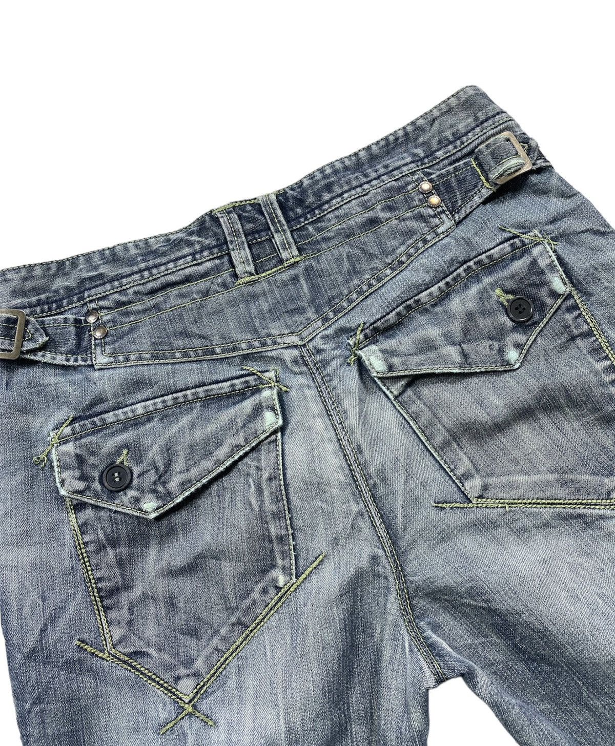 Japanese Brand Biker Pant Style By Southern Jeans Size US 32 / EU 48 - 8 Thumbnail