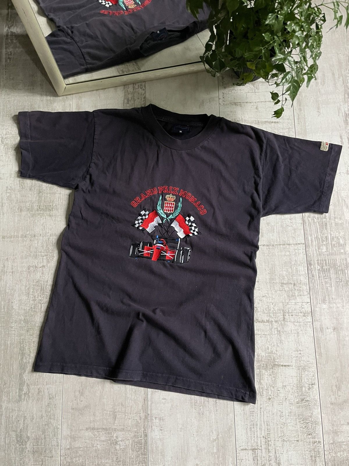 Formula 1 × Vintage Vintage 90’s Grand Prix Monaco T-Shirt Racing Formula1 Faded Size US M / EU 48-50 / 2 - 2 Thumbnail