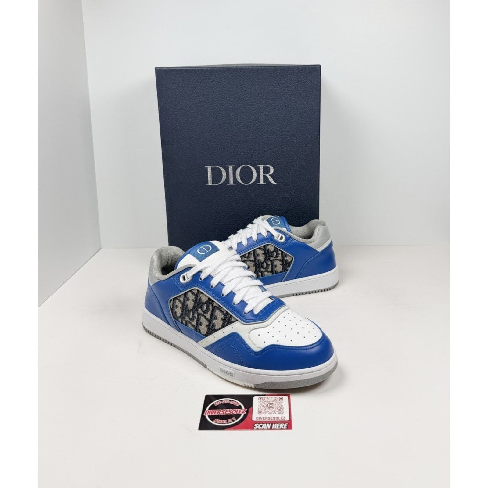 Dior Size 41EU/8US - Dior B27 Blue White Oblique Size US 8 / EU 41 - 1 Thumbnail