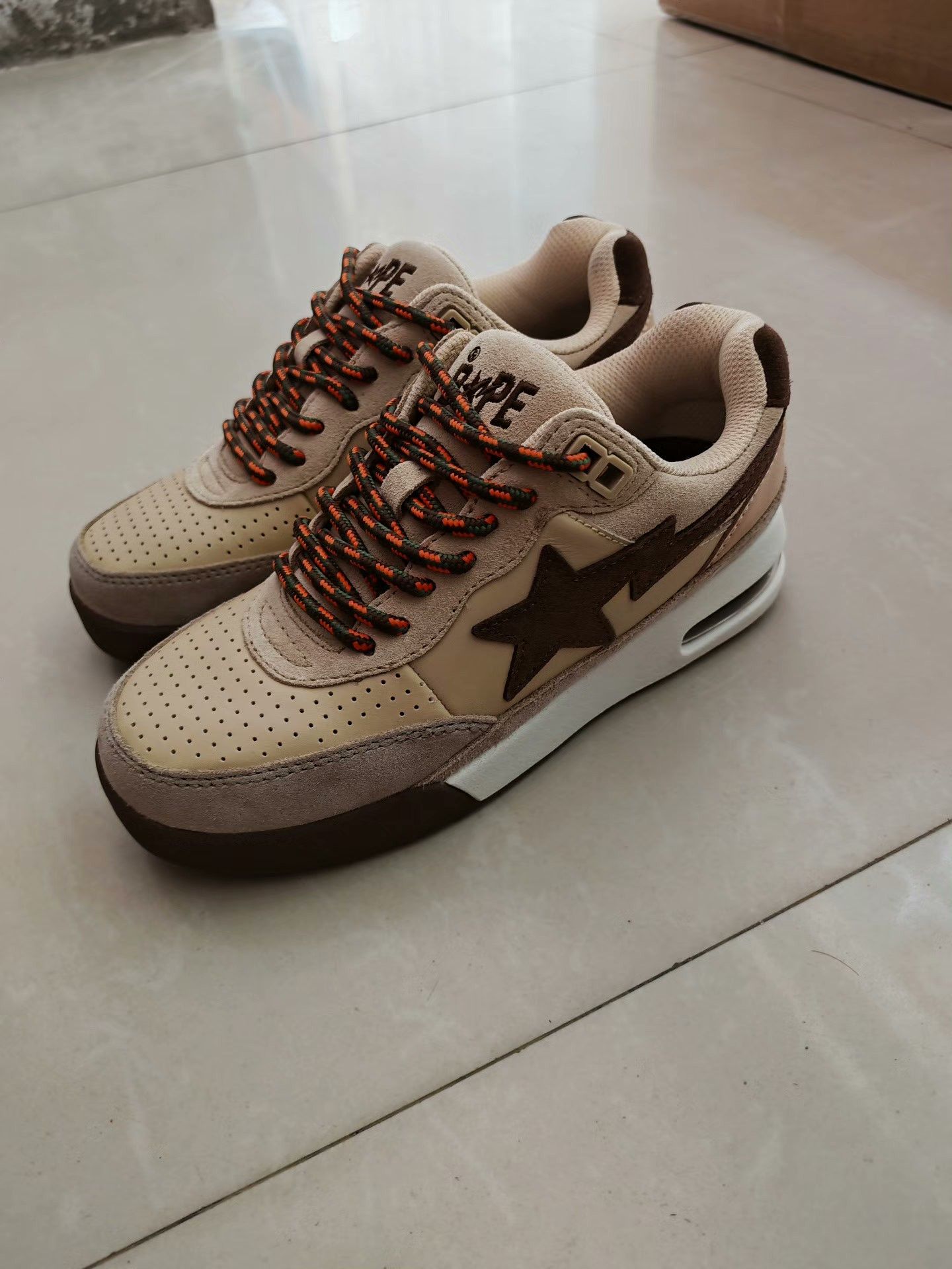 Bape Bape Patchwork Multi Lowtop Sneakers 5 Men Size US 5 / EU 37 - 1 Thumbnail