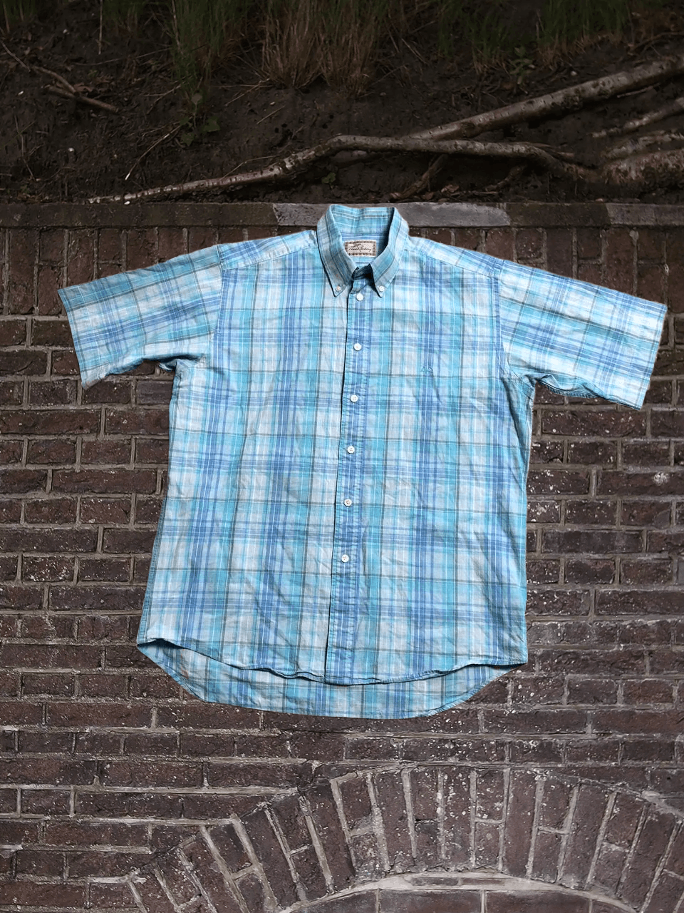 Burberry THOMAS BURBERRY Plaid Short Sleeve Shirt Multicolor Casual Size US L / EU 52-54 / 3 - 1 Thumbnail