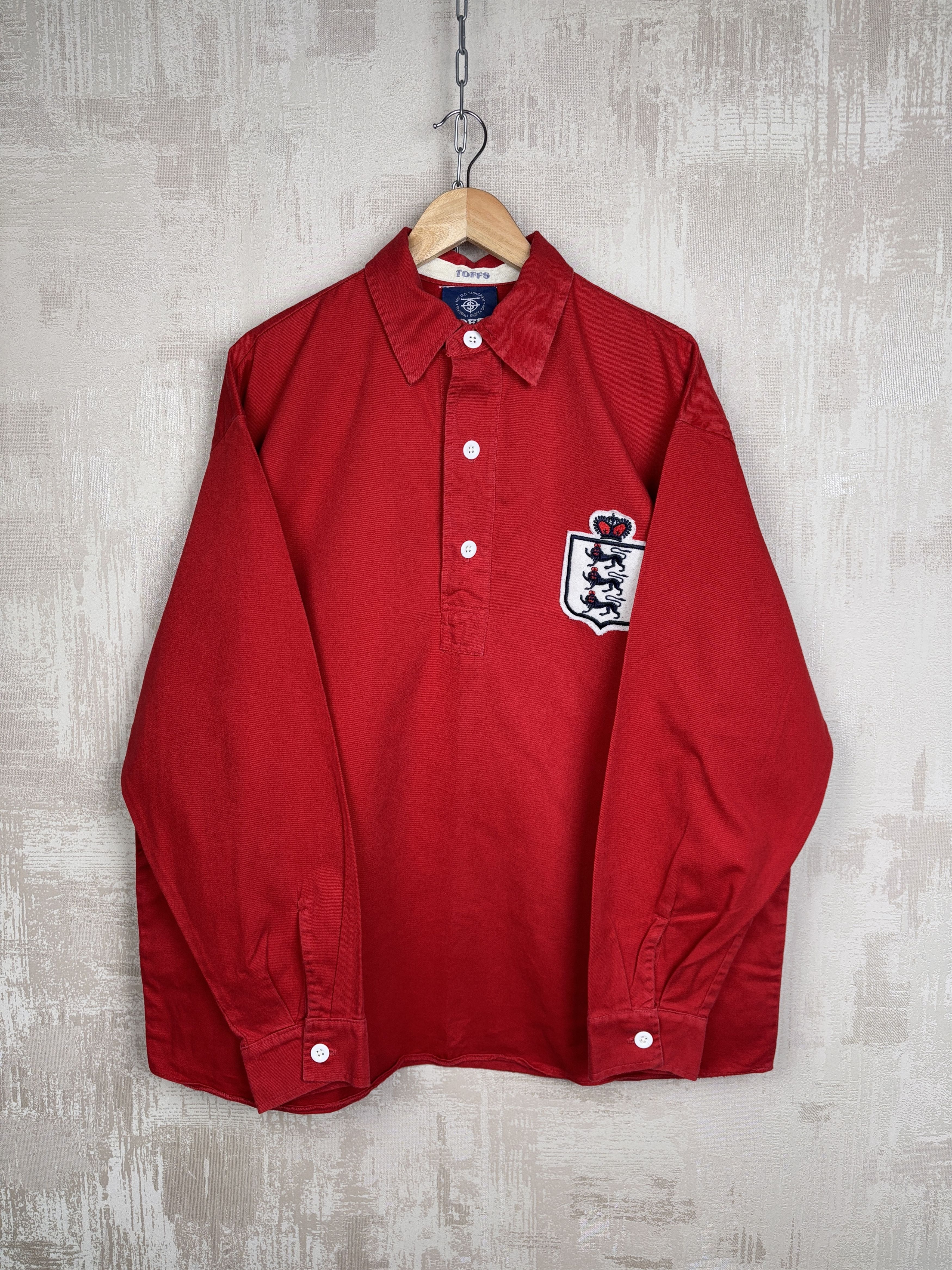 Toffs England National Football Team Toffs 1966 World Cup Shirt Size US XL / EU 56 / 4 - 9 Thumbnail