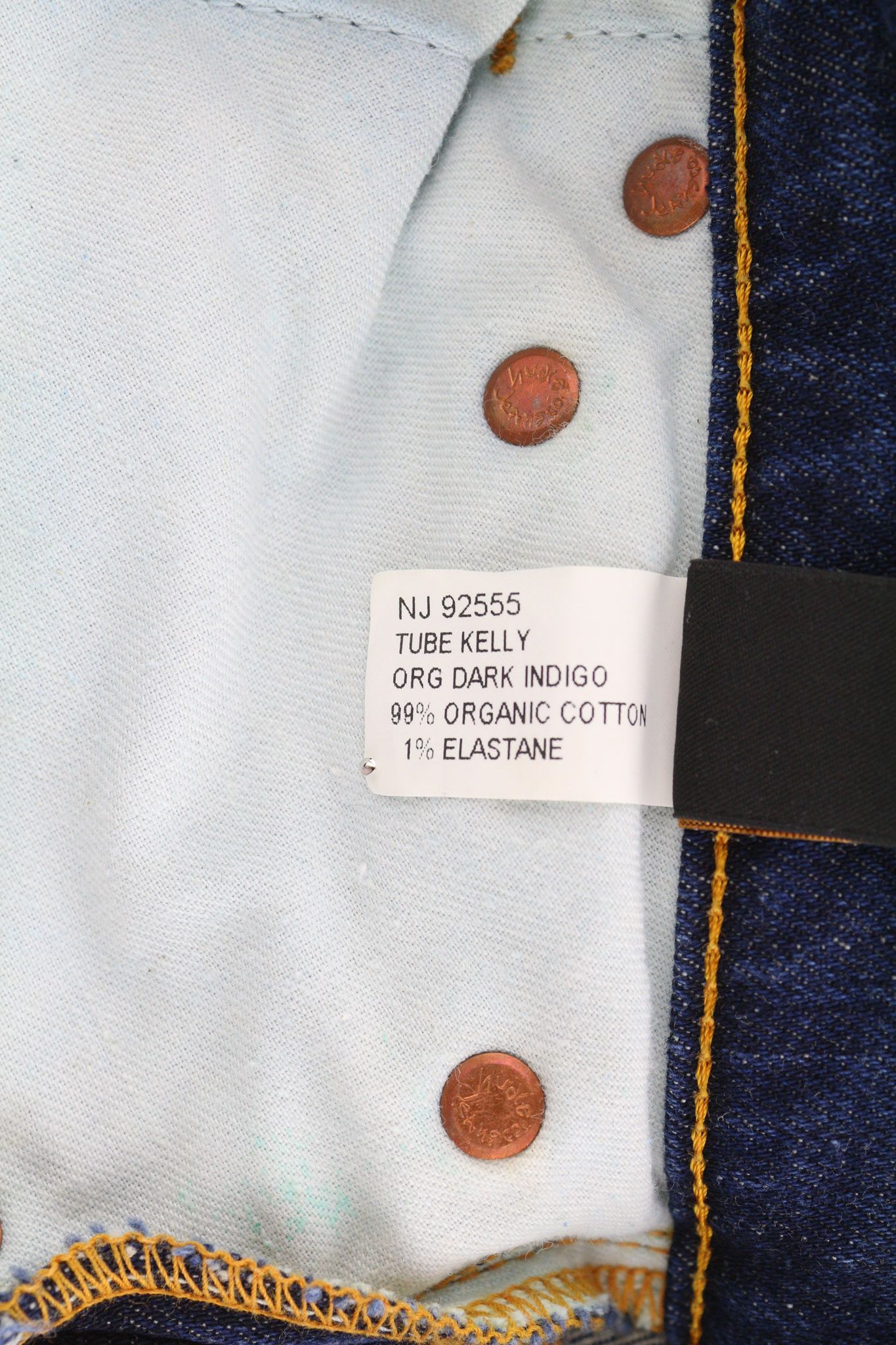 Nudie Jeans TUBE KELLY W28/L34 Organic Dark Indigo Slim 82662 Size US 28 / EU 44 - 7 Thumbnail