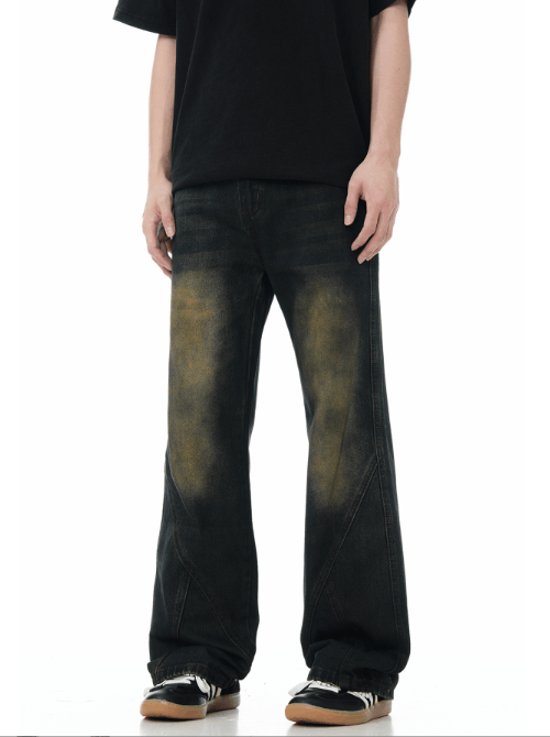 Japanese Brand × Jean American retro distressed loose cleanfit washed jeans Size US 32 / EU 48 - 1 Thumbnail