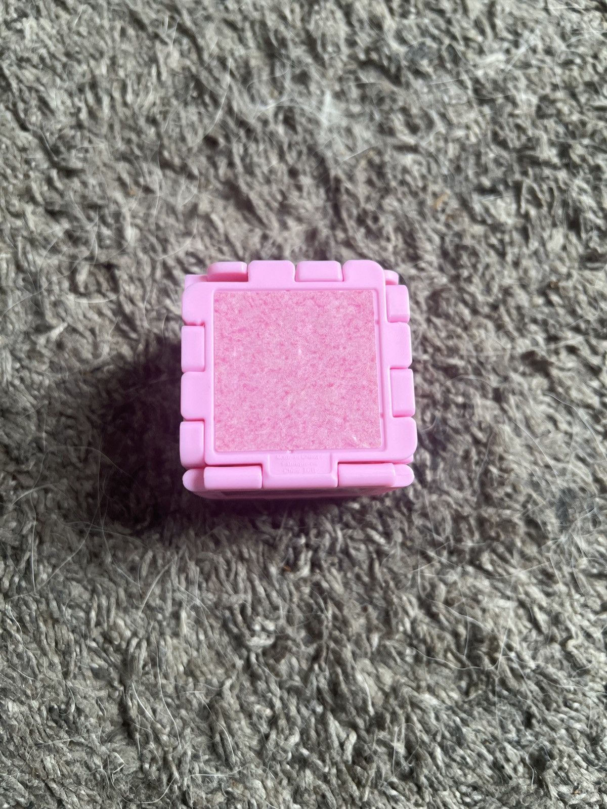 Warner Bros 2025 McDonald’s A Minecraft Movie Pink Block Figure Size ONE SIZE - 2 Thumbnail