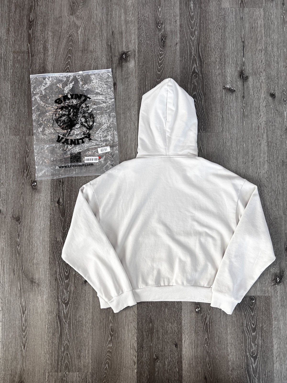 Saint Vanity Saint Vanity “Vain Life” Hoodie (Cream) / LARGE Size US L / EU 52-54 / 3 - 2 Thumbnail