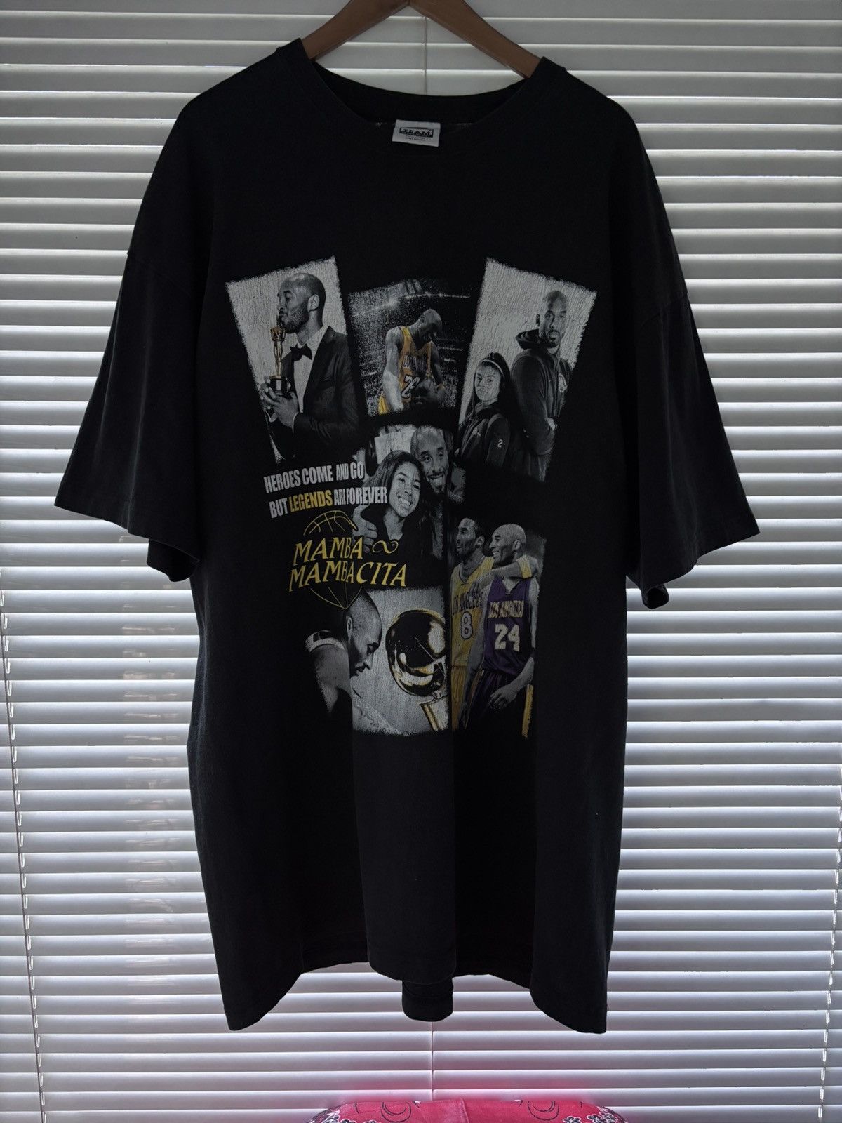 Rap Tees Kobe Bryant Gianna Mamba & Mambacita Vintage Bootleg Rap Tee Size US XXL / EU 58 / 5 - 1 Thumbnail