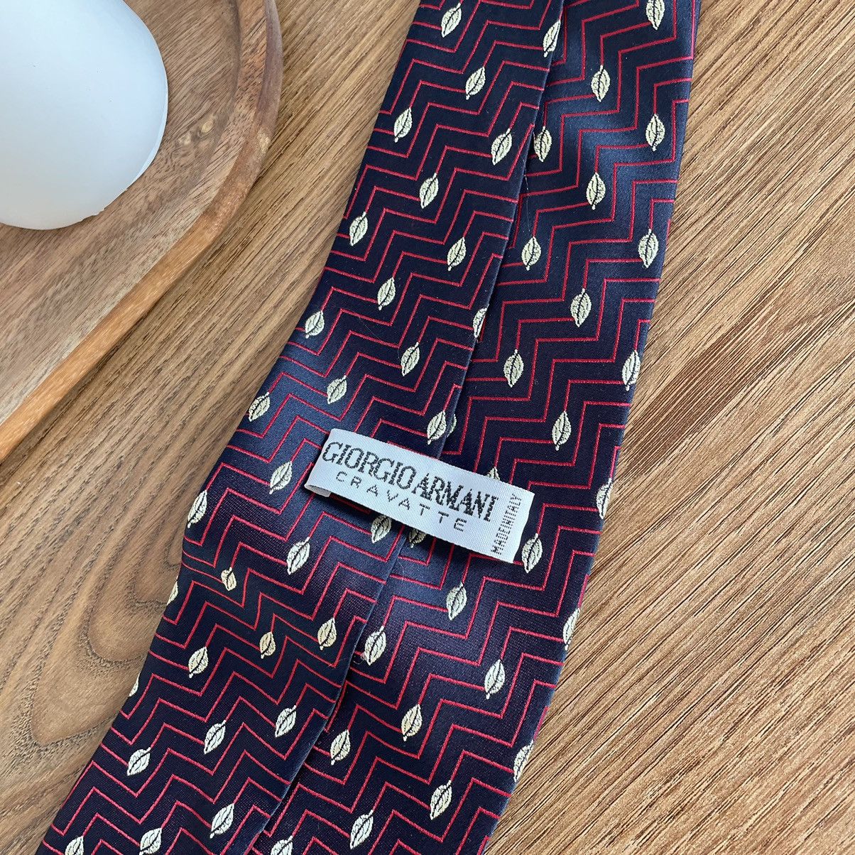 Giorgio Armani Luxury Tie Giorgio Armani Cravatte Tie Silk 00s Old Money Size ONE SIZE - 6 Thumbnail
