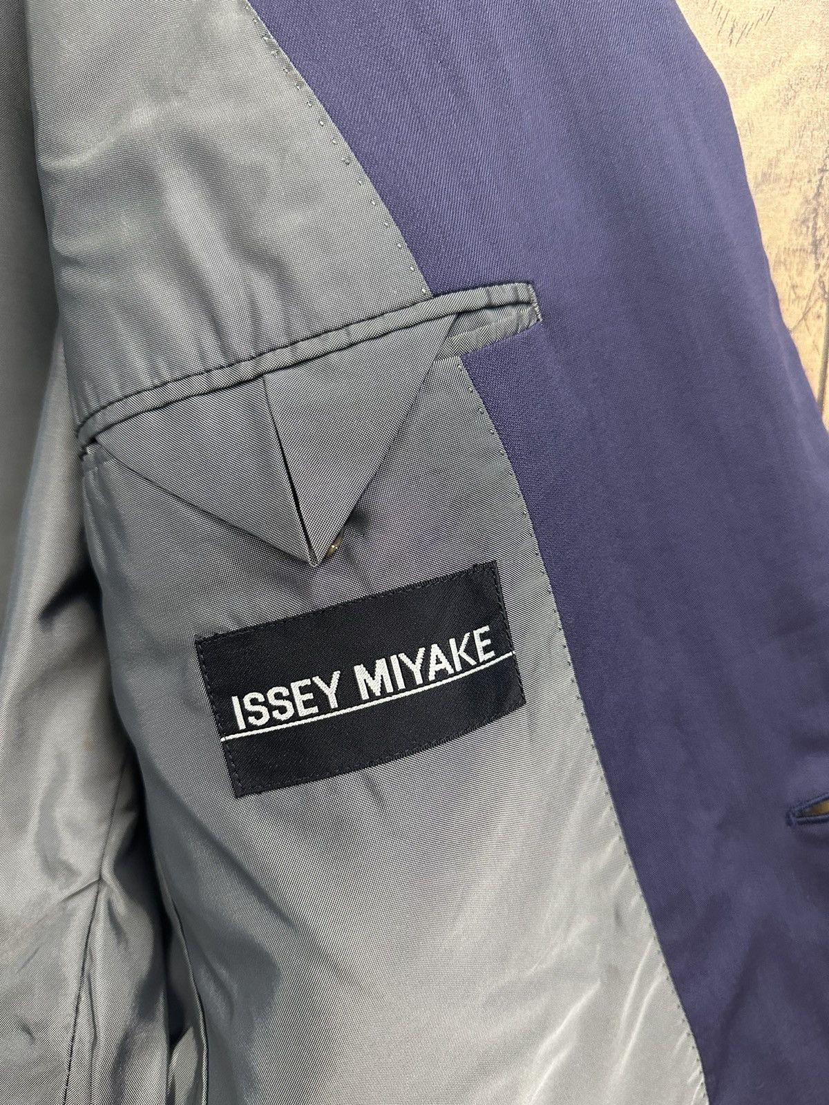 Issey Miyake Vintage Issey Miyake Blazer Faded Purple Jacket Z34 Size 40L - 11 Thumbnail