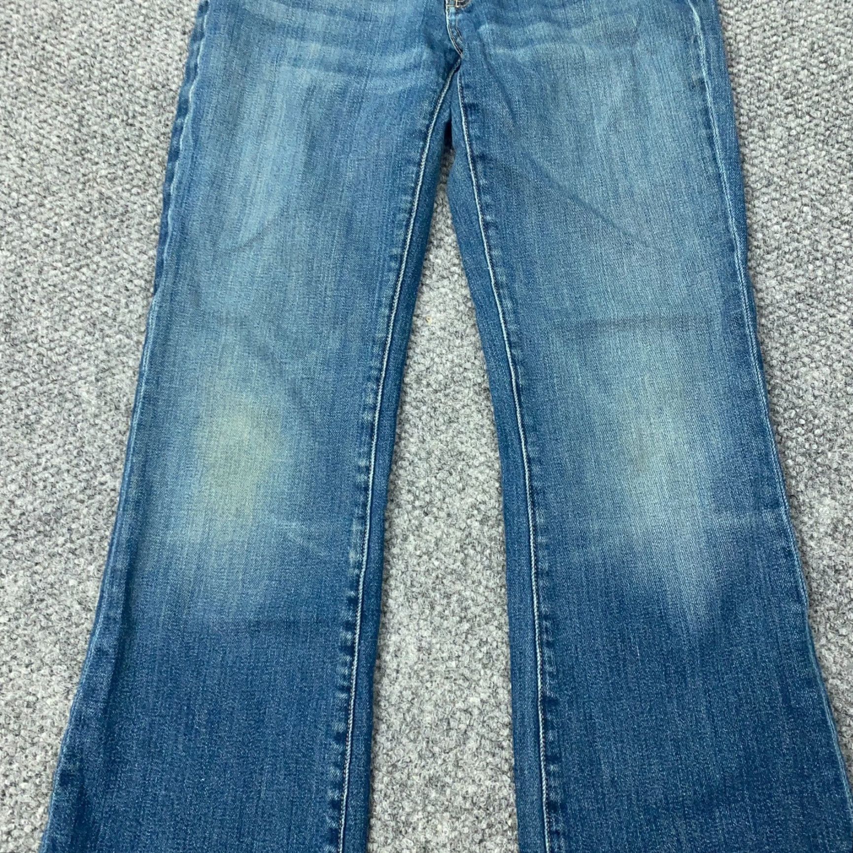7 For All Mankind 7 For All Mankind Jeans Womens Size 29 Blue Low-Rise Bootcut Faded Size 30" / US 8 / IT 44 - 3 Thumbnail