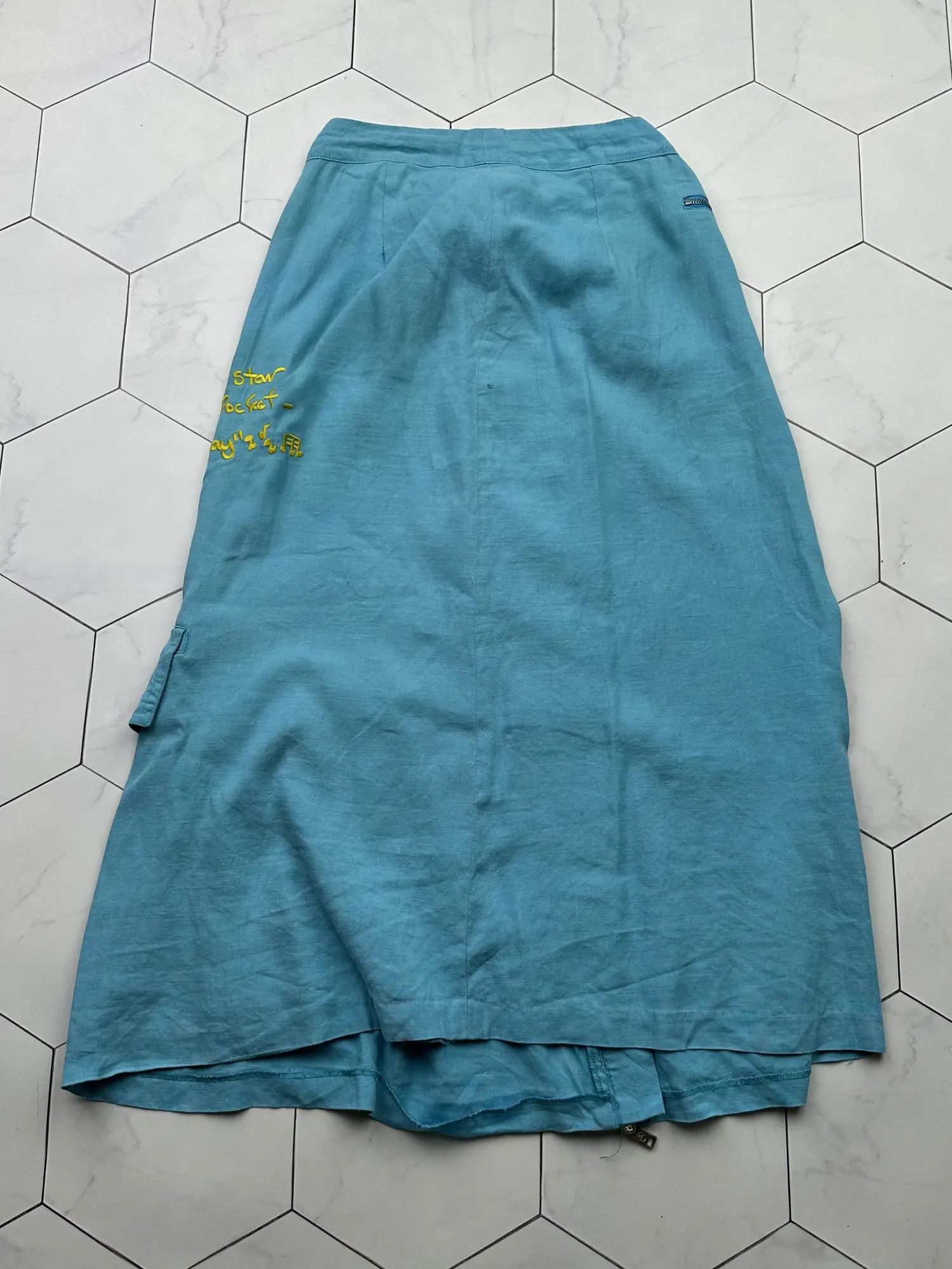 Japanese Brand Vintage Flare Maxi Skirt E2 Size 30" / US 8 / IT 44 - 7 Thumbnail