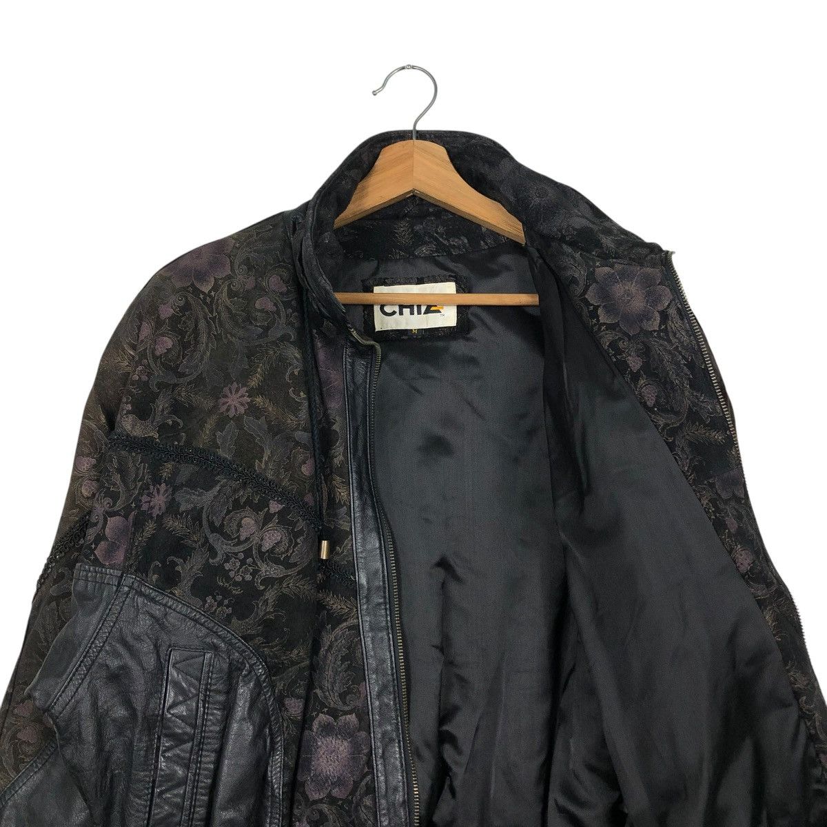 Japanese Brand 🔥VINTAGE BIKER LEATHER JACKET CHIA ISSEY MIYAKE Size US M / EU 48-50 / 2 - 14 Thumbnail