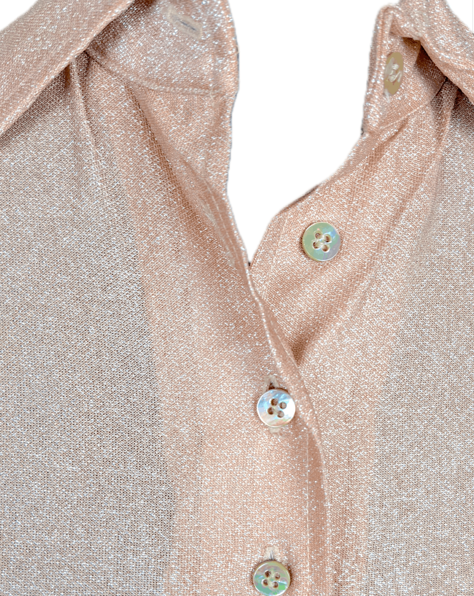 Anne Klein 1960's Anne Klein Shimmer Blouse Size XS / US 0-2 / IT 36-38 - 4 Thumbnail