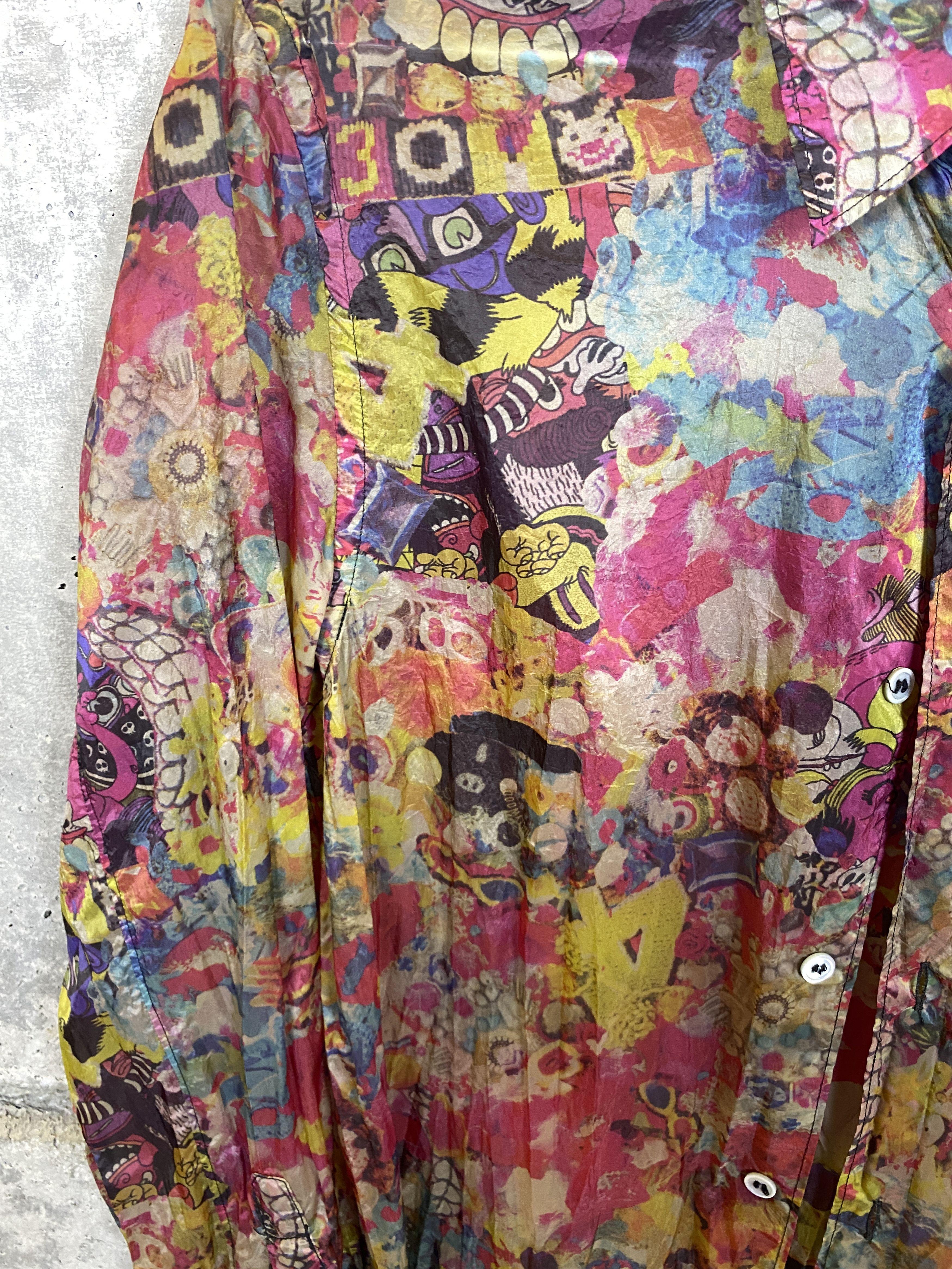 Comme des Garcons Homme Plus COMME DES GARCONS X OLLEBOREBLA JAPAN 2012 PRINTED SHIRT Size US S / EU 44-46 / 1 - 5 Thumbnail