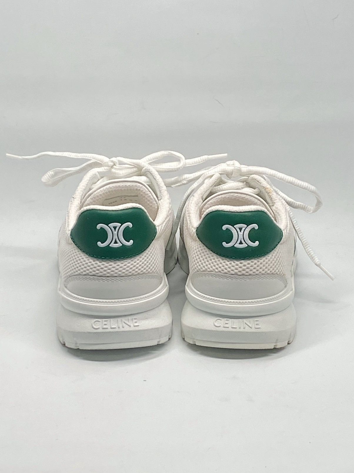 Celine Celine CR-01 Suede-Trimmed Leather and Mesh Sneakers size 37 Size US 7 / IT 37 - 10 Thumbnail