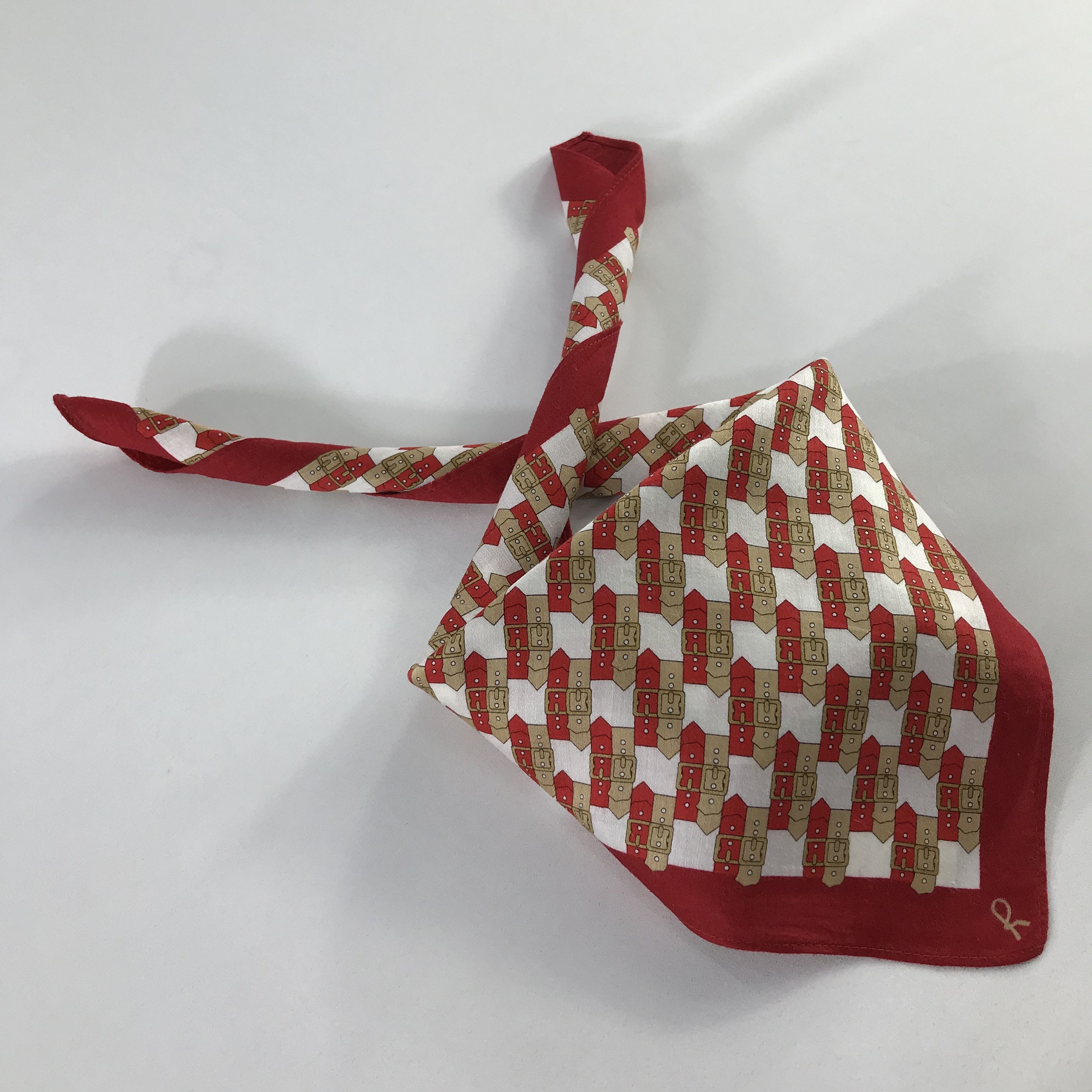 Roberta di Camerino × Vintage Roberta Di Camerino Bandana / Handkerchief/Neckerchief -S820 Size ONE SIZE - 3 Thumbnail