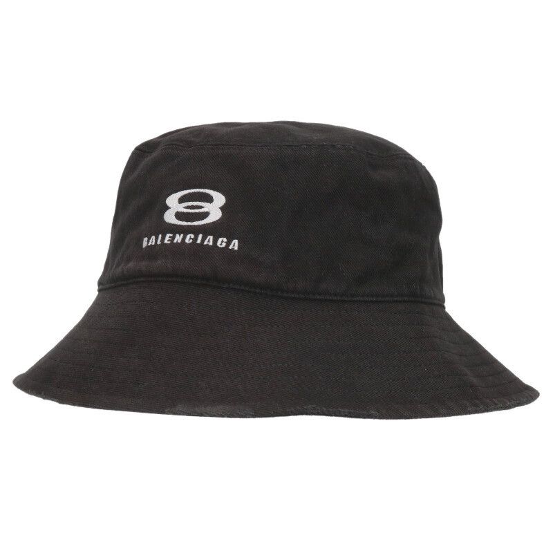 Balenciaga Logo Embroidery Bucket Hat | Grailed