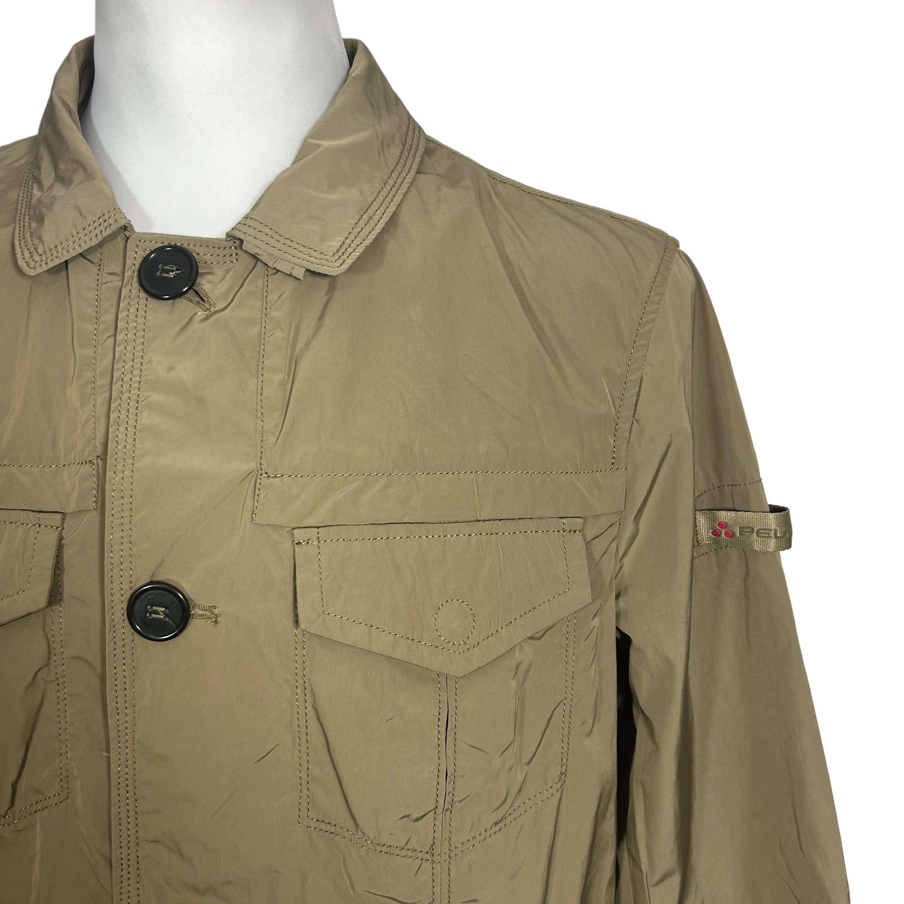 Peuterey Peuterey Light Collared Button Brown Work Jacket Size 52 Size US L / EU 52-54 / 3 - 3 Thumbnail
