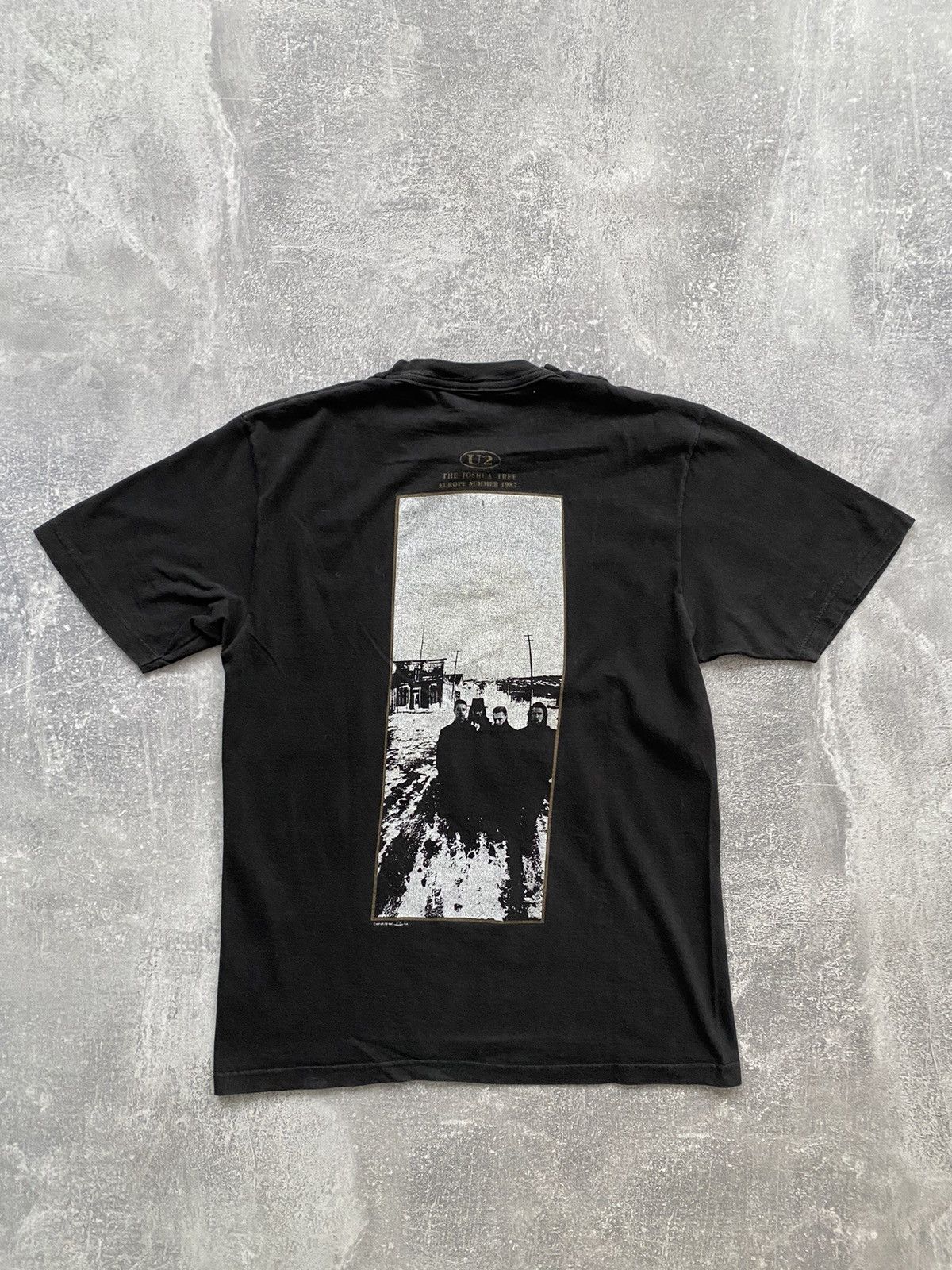 Band Tees × Vintage Vintage 1987 U2 Joshua Tree Tour Sunny Faded Size US S / EU 44-46 / 1 - 4 Thumbnail