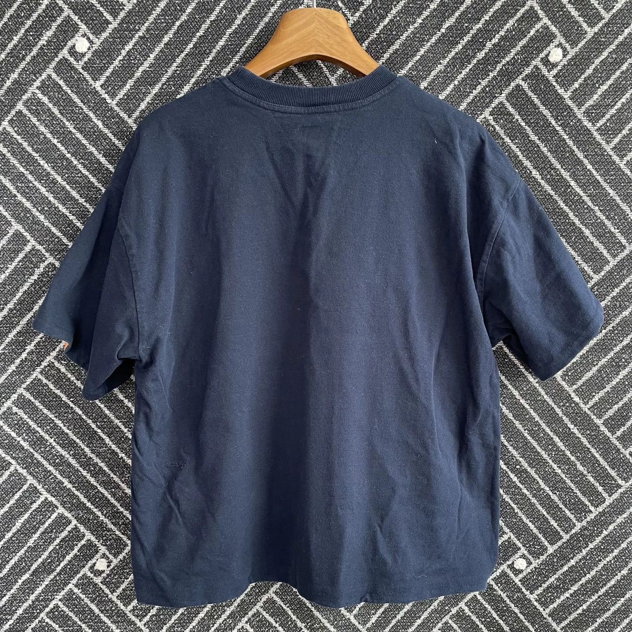 Bottega Veneta Bottega Veneta Navy Blue T-shirt L Orange Lining 95New Size US L / EU 52-54 / 3 - 2 Thumbnail