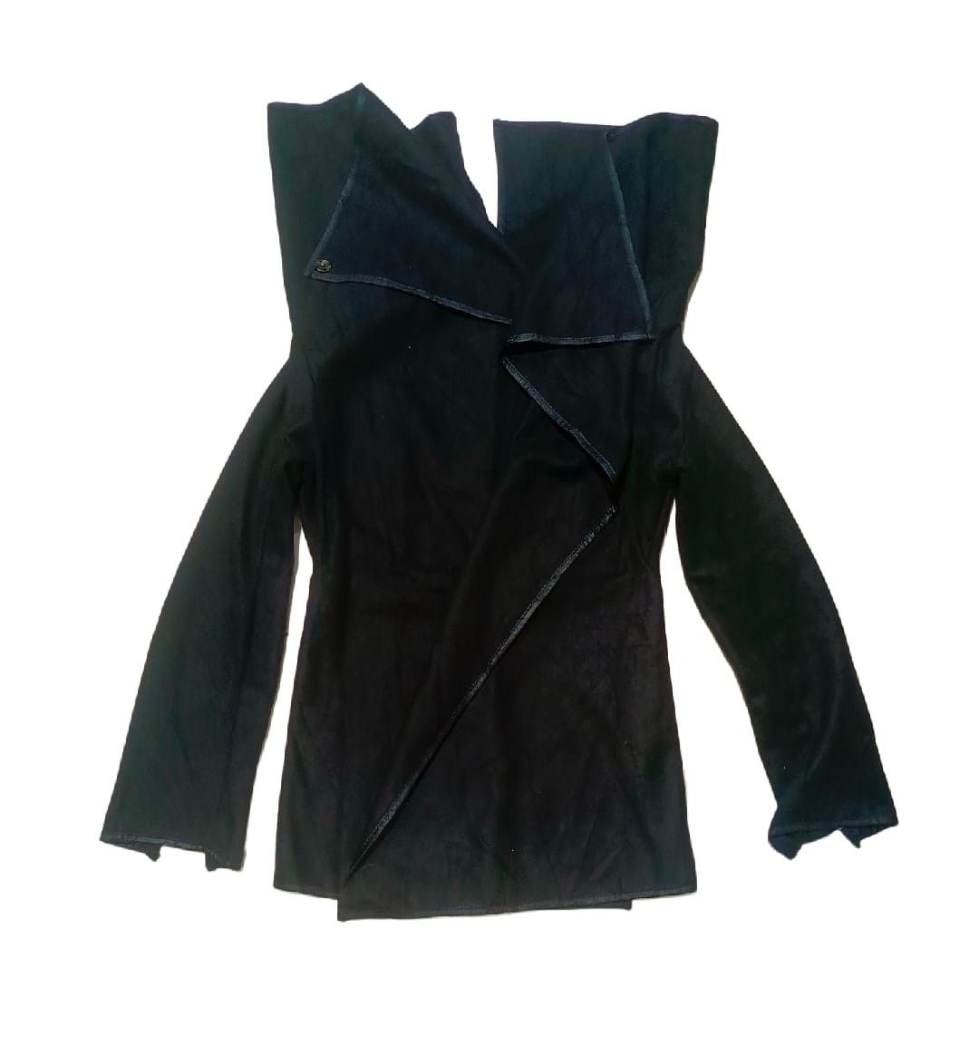 14th Addiction Rick Owens Sphinx Exploder Saturn Style Suede cotton poncho Size US M / EU 48-50 / 2 - 2 Thumbnail
