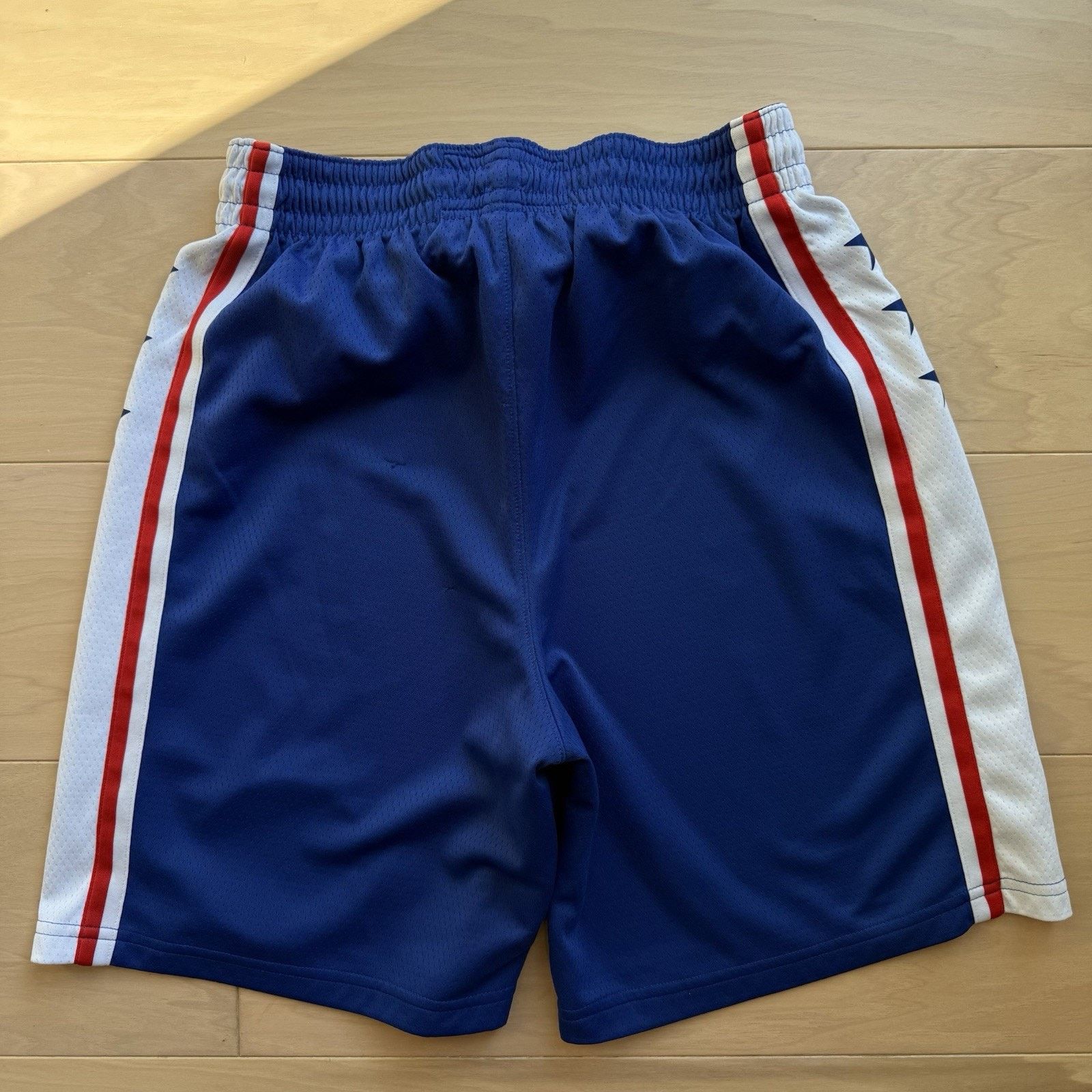 Nike Nike Philadelphia 76ers Shorts Blue Multicolor Authentic NBA Size US 28 / EU 44 - 6 Thumbnail